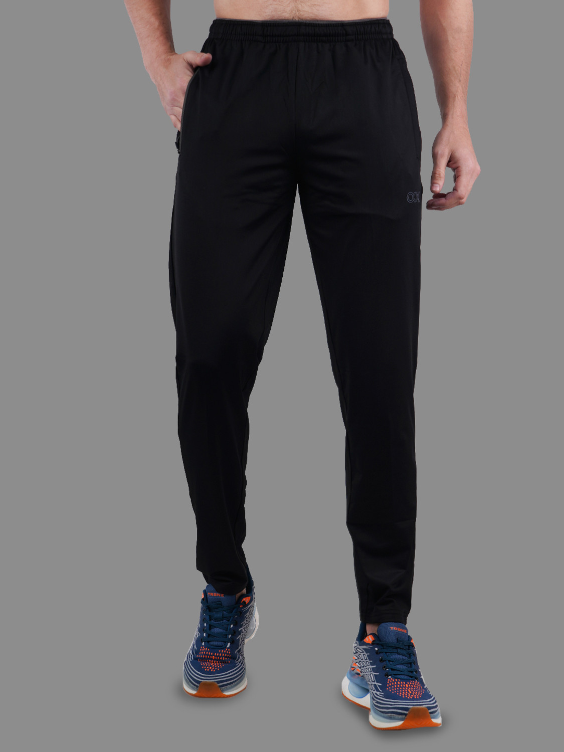 Shiv Naresh Solid Men Black Track Pants
