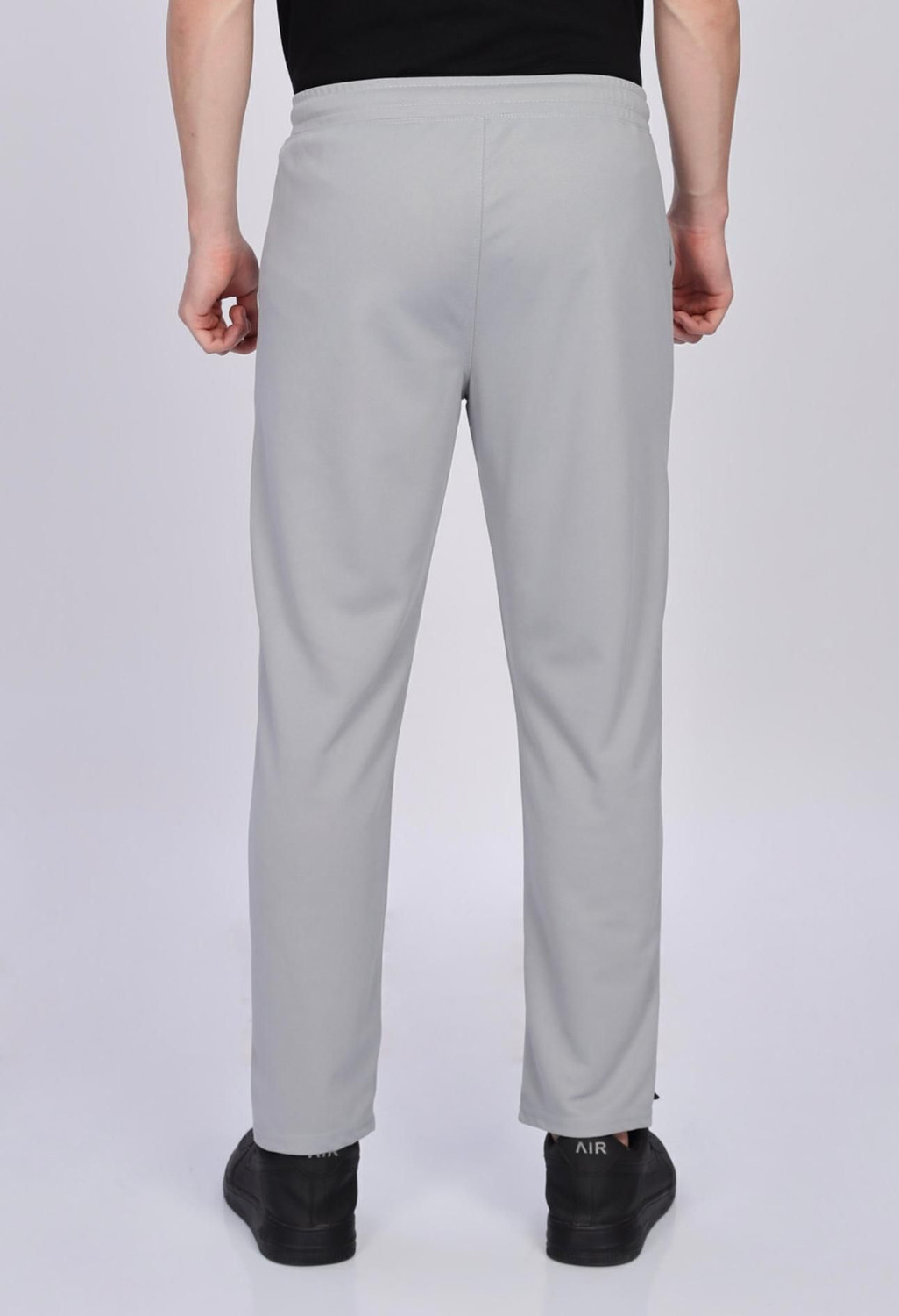 Image of HELI FASHION Pack of 2 Men Solid Grey, Grey Track Pants