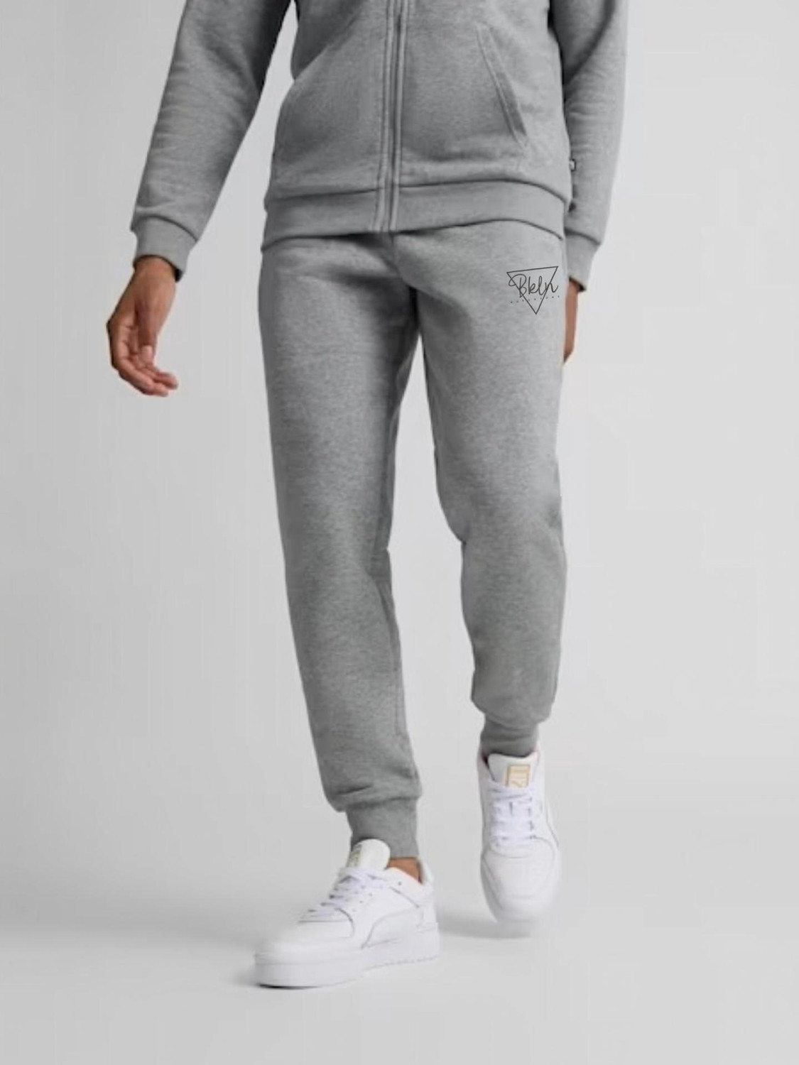 Image of CornerKick Men Solid Dark Blue Track Pants