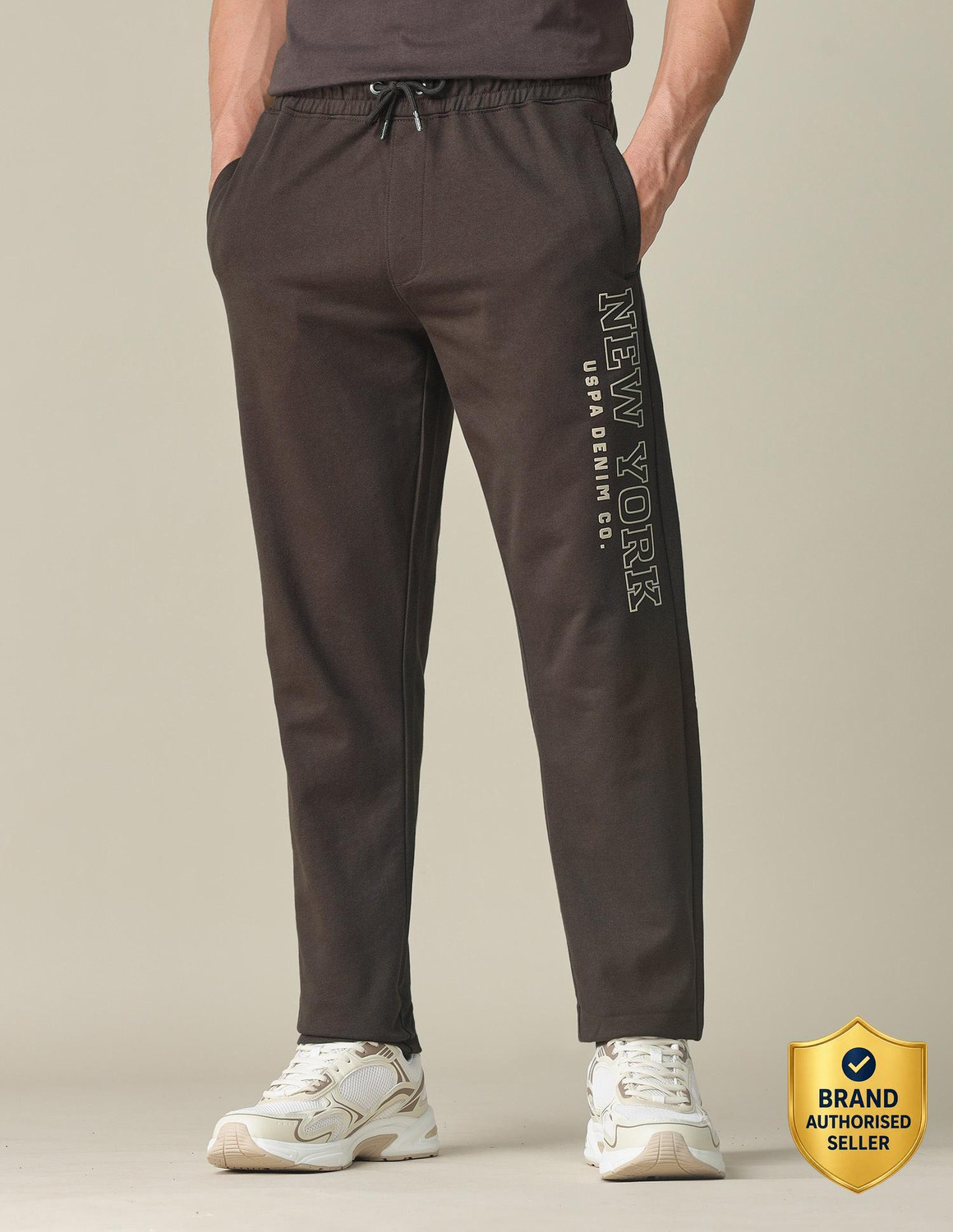 U.S. Polo Assn. Men Brown Track Pants - Image 6