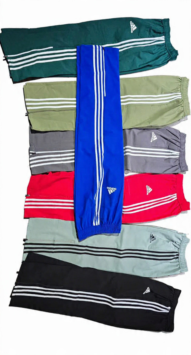Image of Pronk Men Striped Blue Track Pants