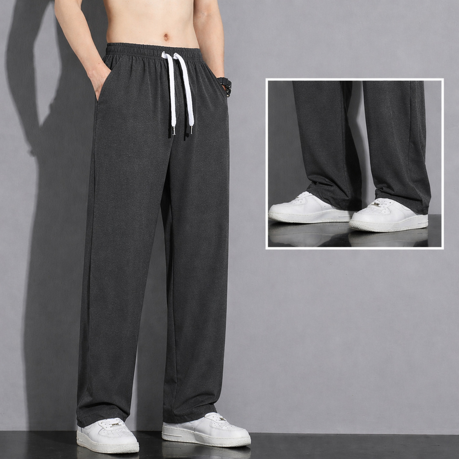 ROYSTER CALLUS Men Grey Track Pants - Image 1