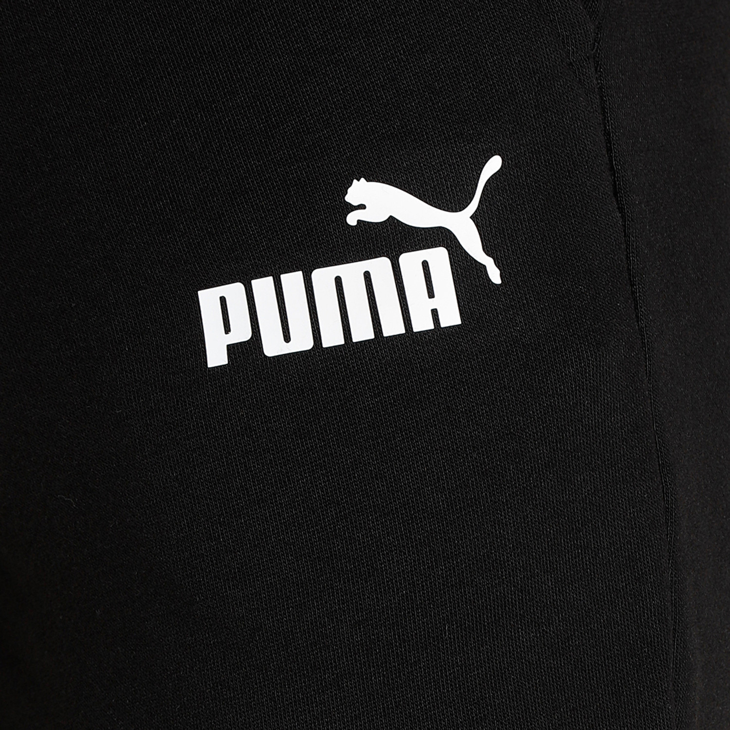 Image of PUMA Men Solid Black Track Pants