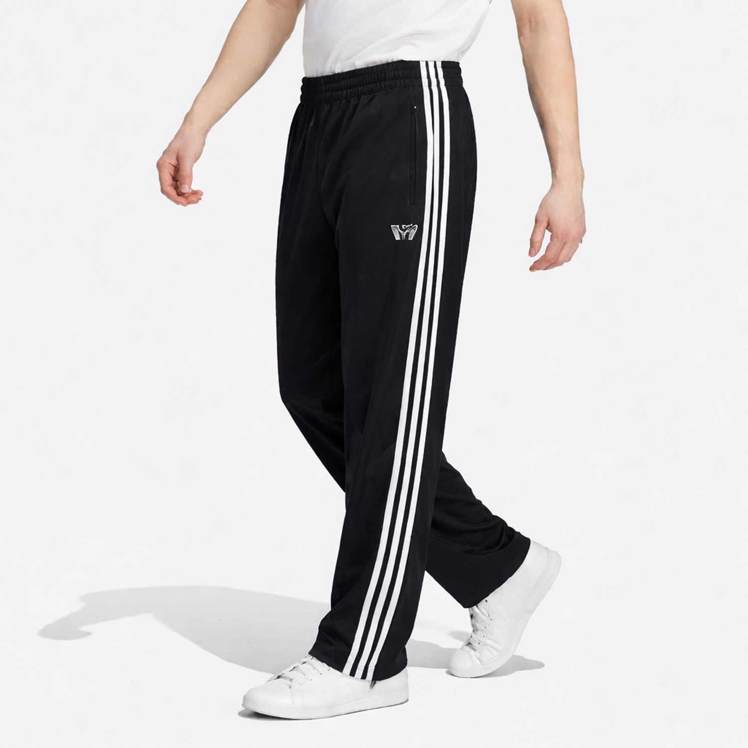 Six Star Men Black Track Pants - Image 5