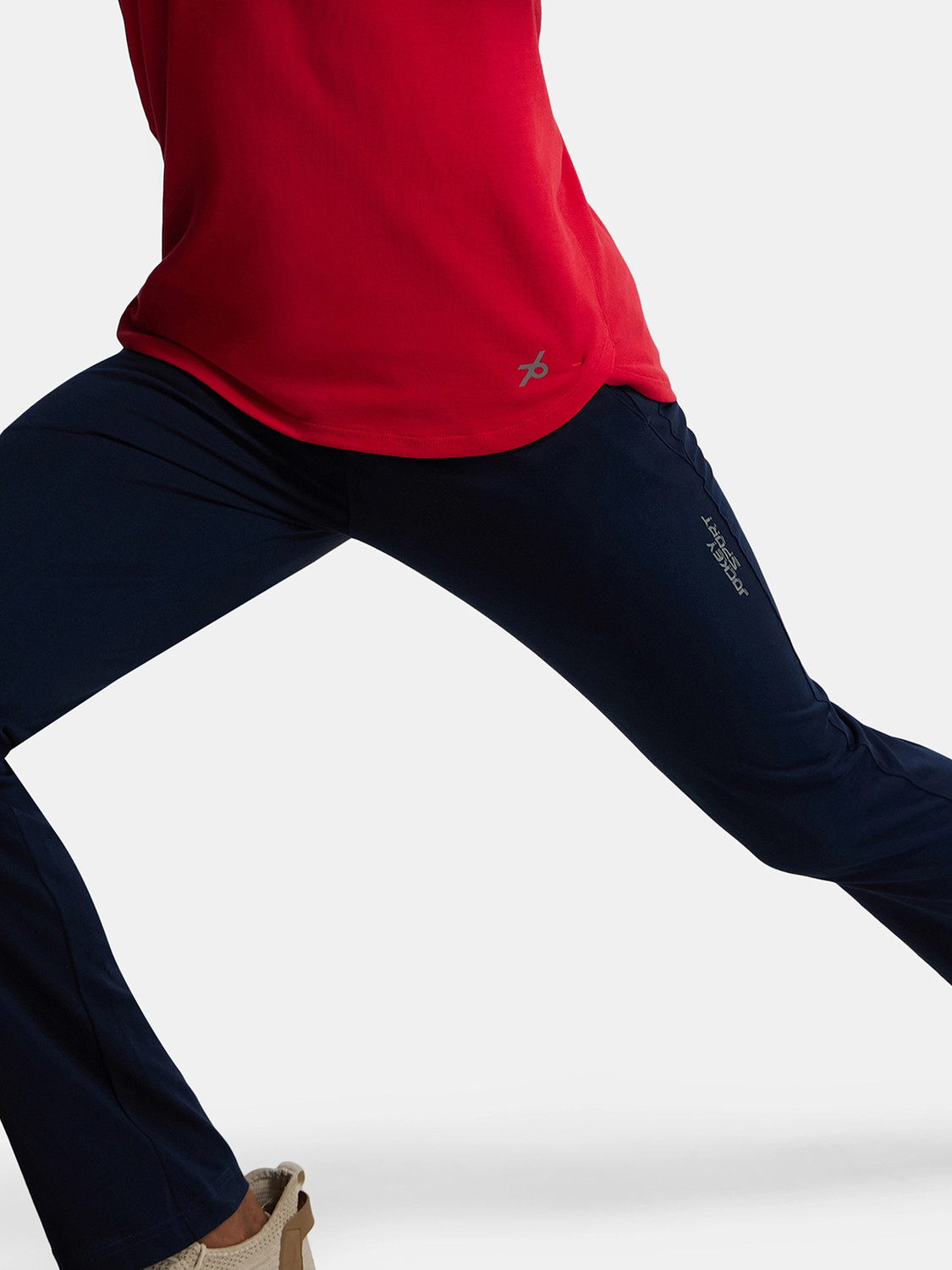 Image of VAN HEUSEN Athleisure Men Grey Solid Smart Tech Easy Stain Release Track Pants Men Solid Grey Track Pants
