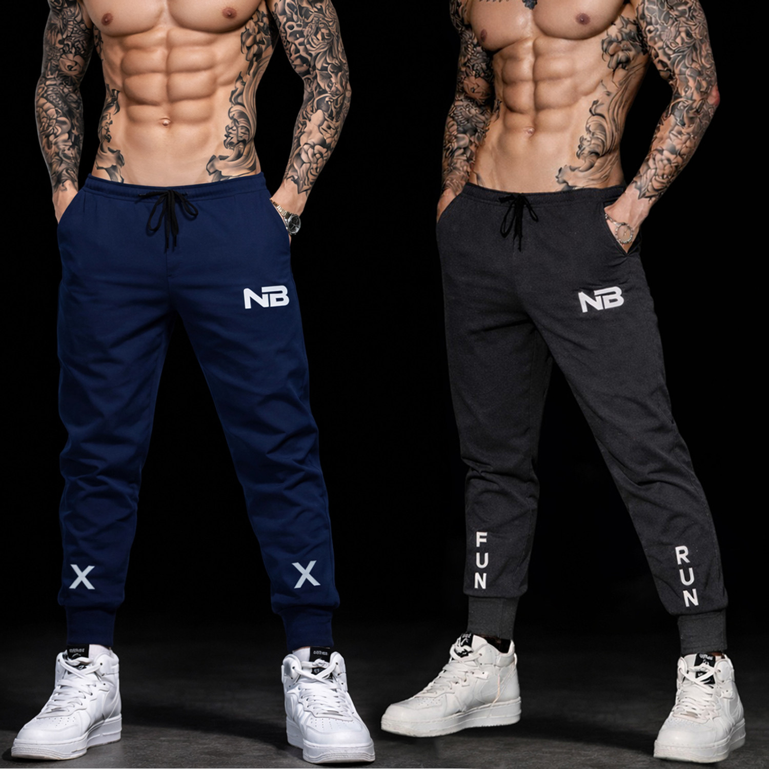 Image of Kynetic Men Solid Black Track Pants