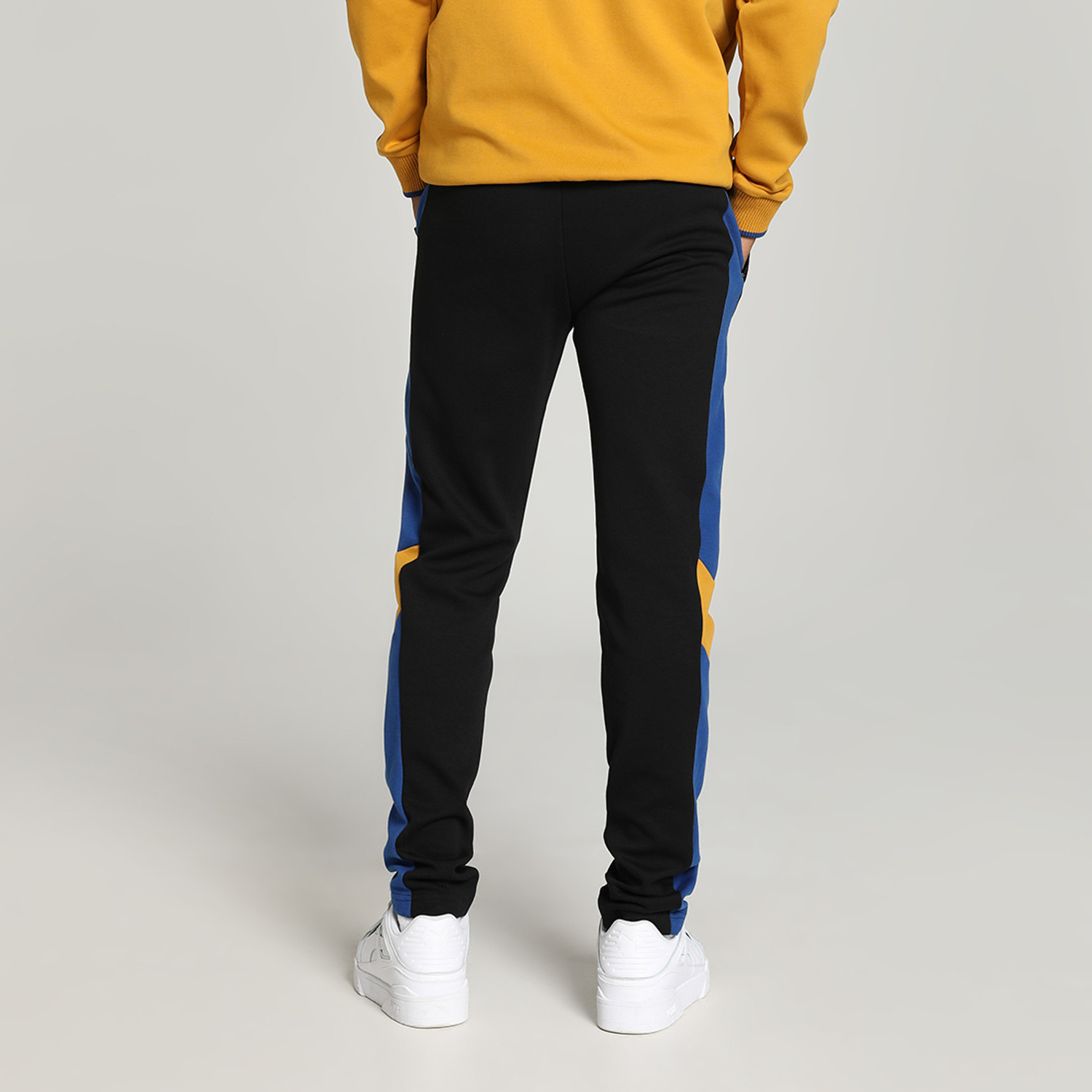 Image of PUMA Men Solid Black Track Pants