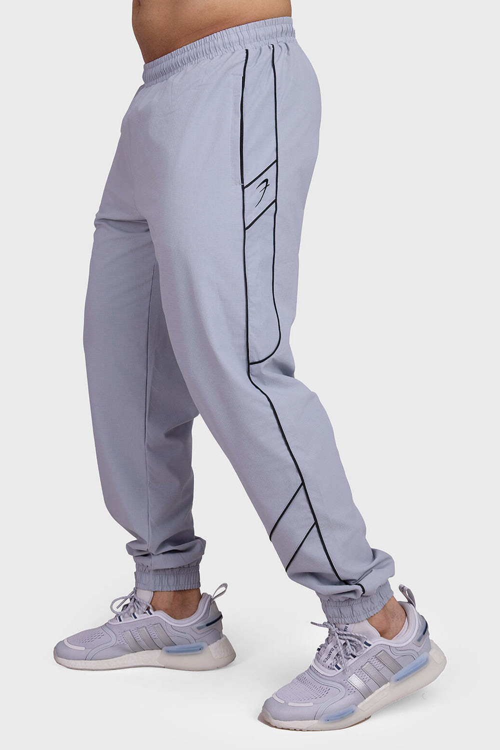 Image of FuaarK Men Solid Blue Track Pants