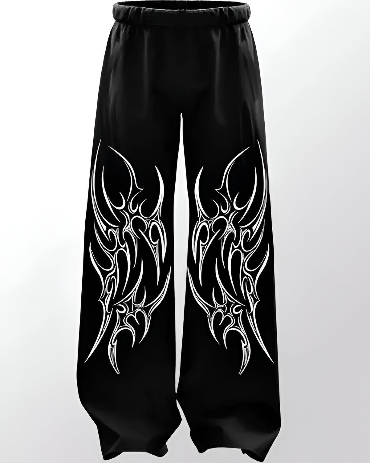 Image of Laitinen Men Printed Black Track Pants