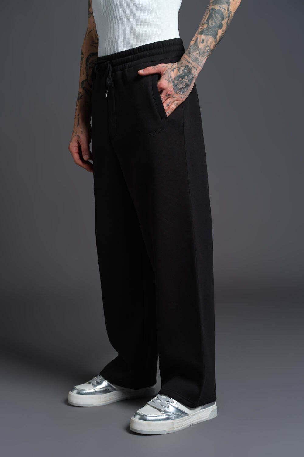 Bonkers Corner Men Black Track Pants - Image 6
