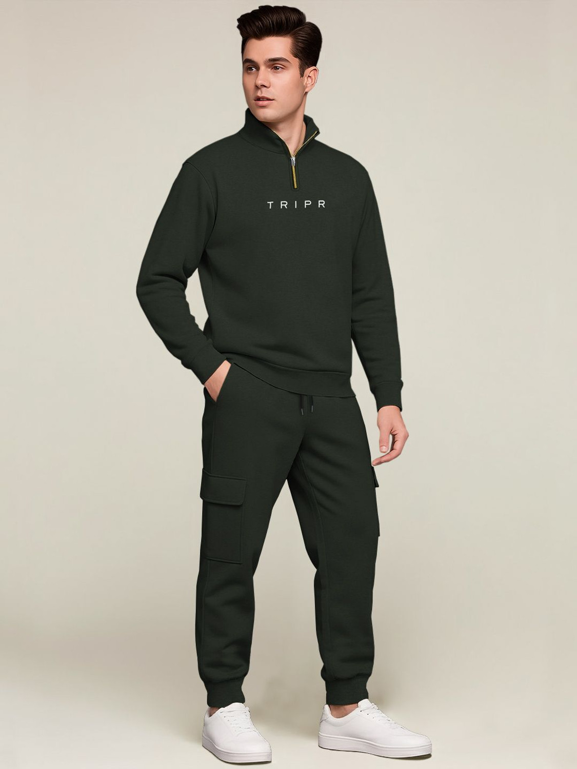Image of Tempest Colorblock Men Track Suit