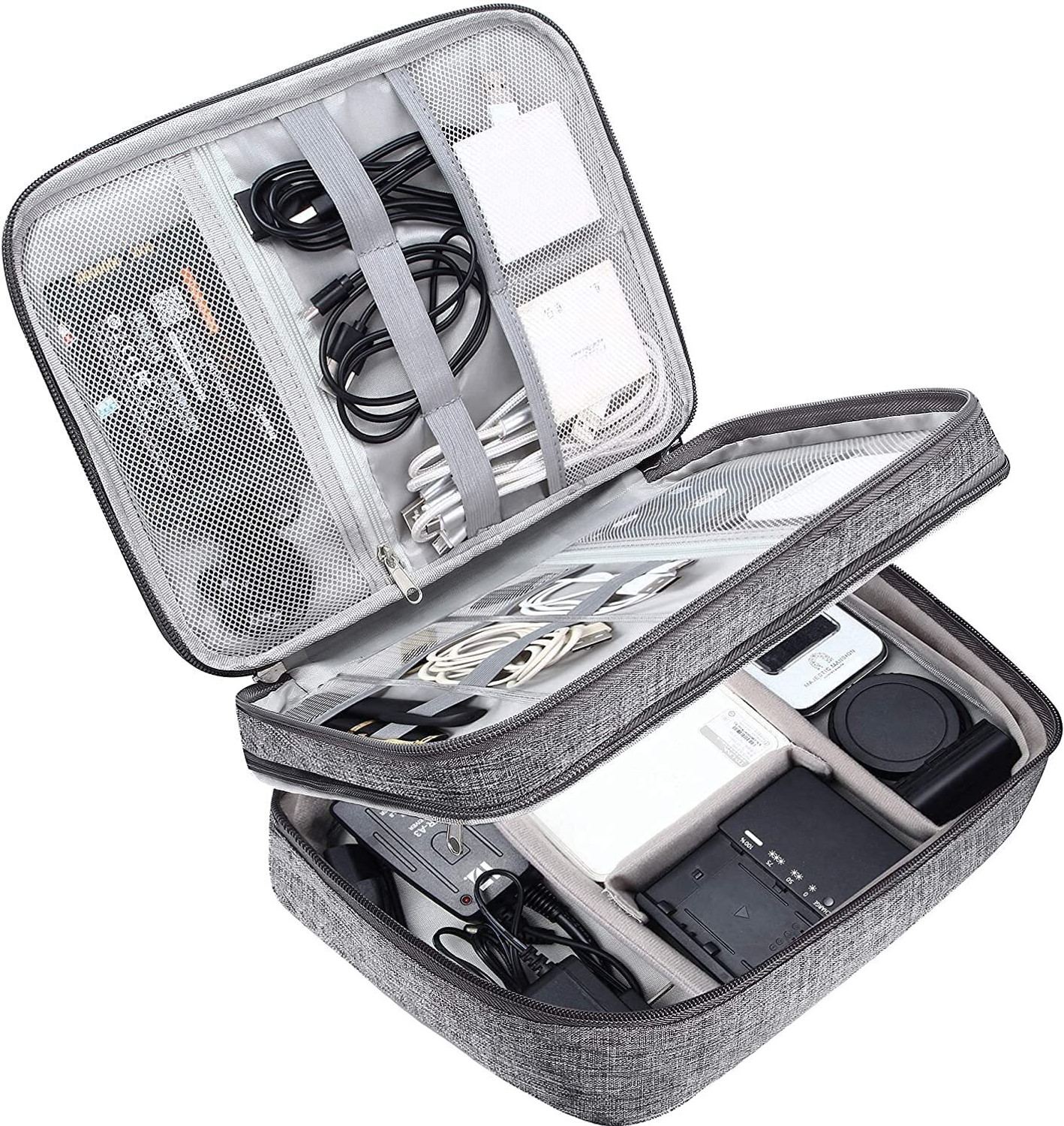 Image of BAGLIX Travel Organizer Bags Set of 6 | Packing Cubes for Luggage & Suitcase B133 (Black)