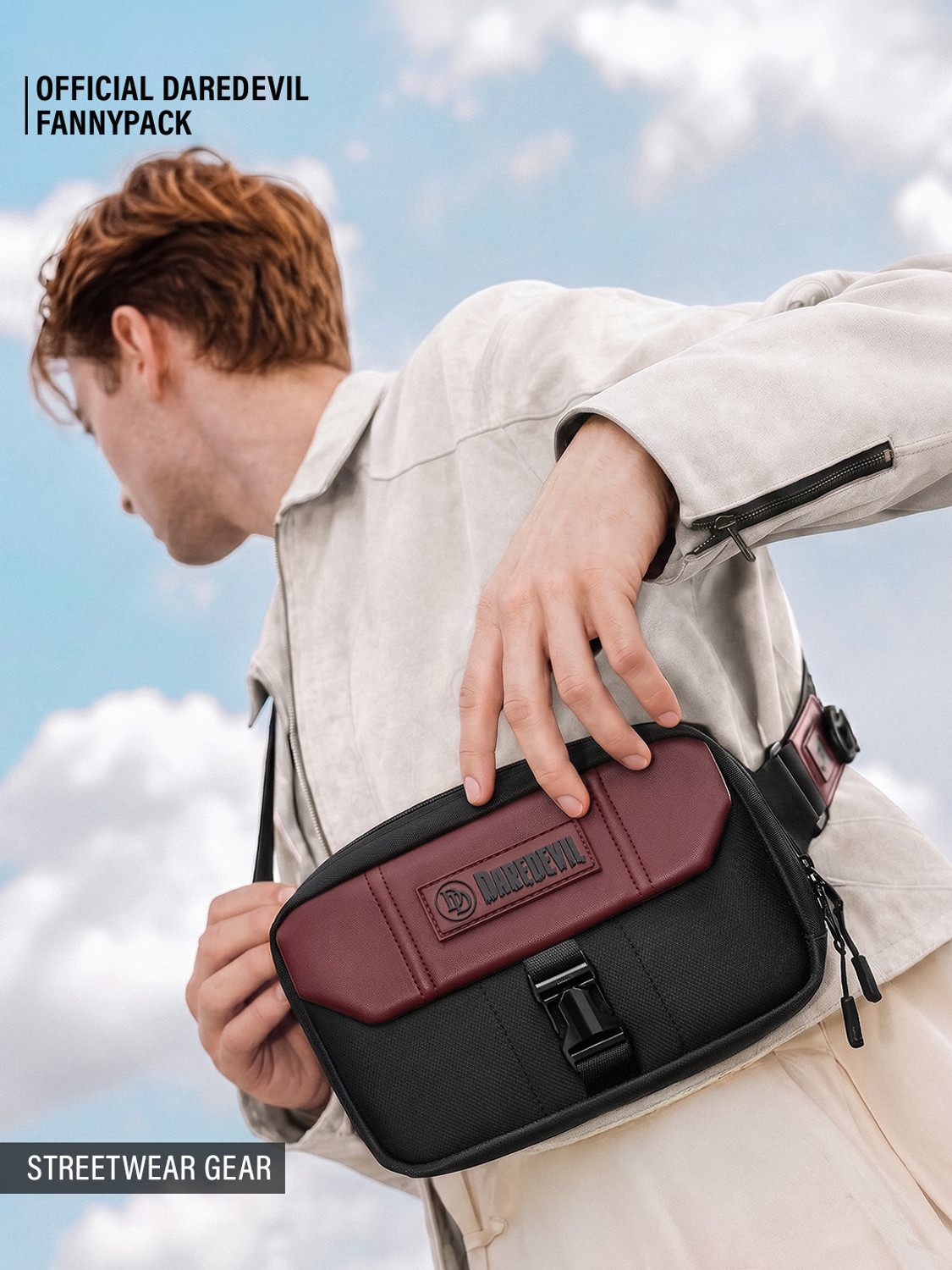 The Souled Store Waist Bag Maroon - Image 1
