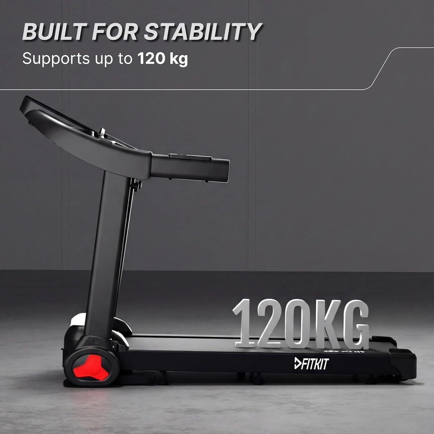 Image of FITKIT by Cult PowerRun96Auto BLDC Treadmill 5.5HP | 120 Kg Weight Support | Home Use Treadmill