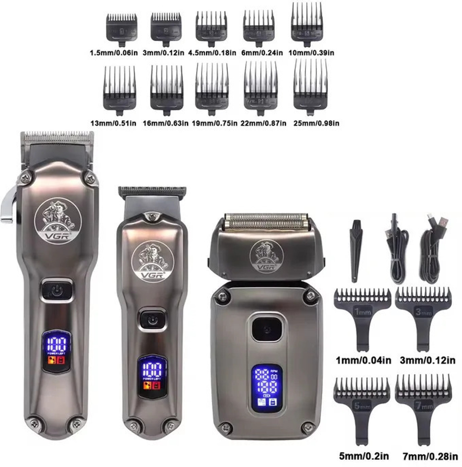 Image of PHILIPS Ultimate Precision | BeardSense Technology- Scans 125x /sec, adapts to density Fully Waterproof Grooming Kit 120 min Runtime 11 Length Settings (Silver)