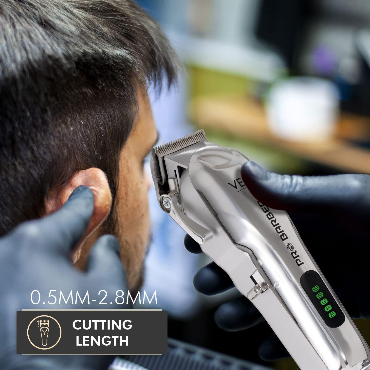 Image of VEGA VPVHC-09 Fully Waterproof Trimmer 180 min Runtime 2 Length Settings (Silver)