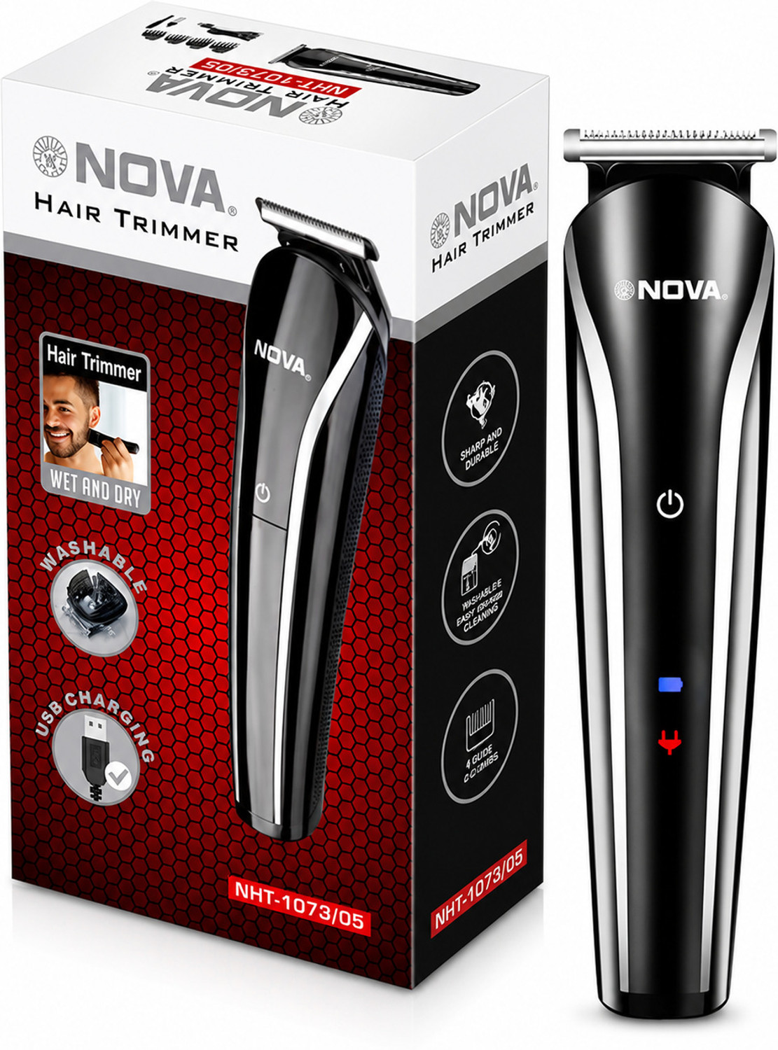 NOVA 1073-00 USB Trimmer 60 min Runtime - Image 1