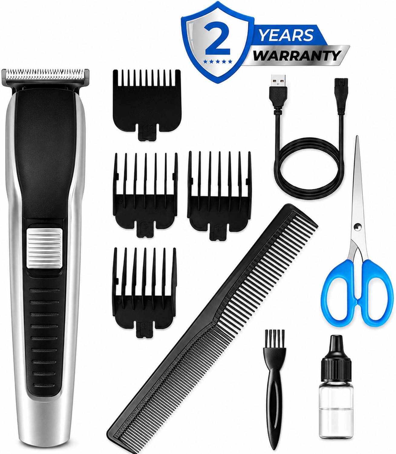 Image of RLN LLPCM107 Fully Waterproof Trimmer 60 min Runtime 20 Length Settings (Blue)