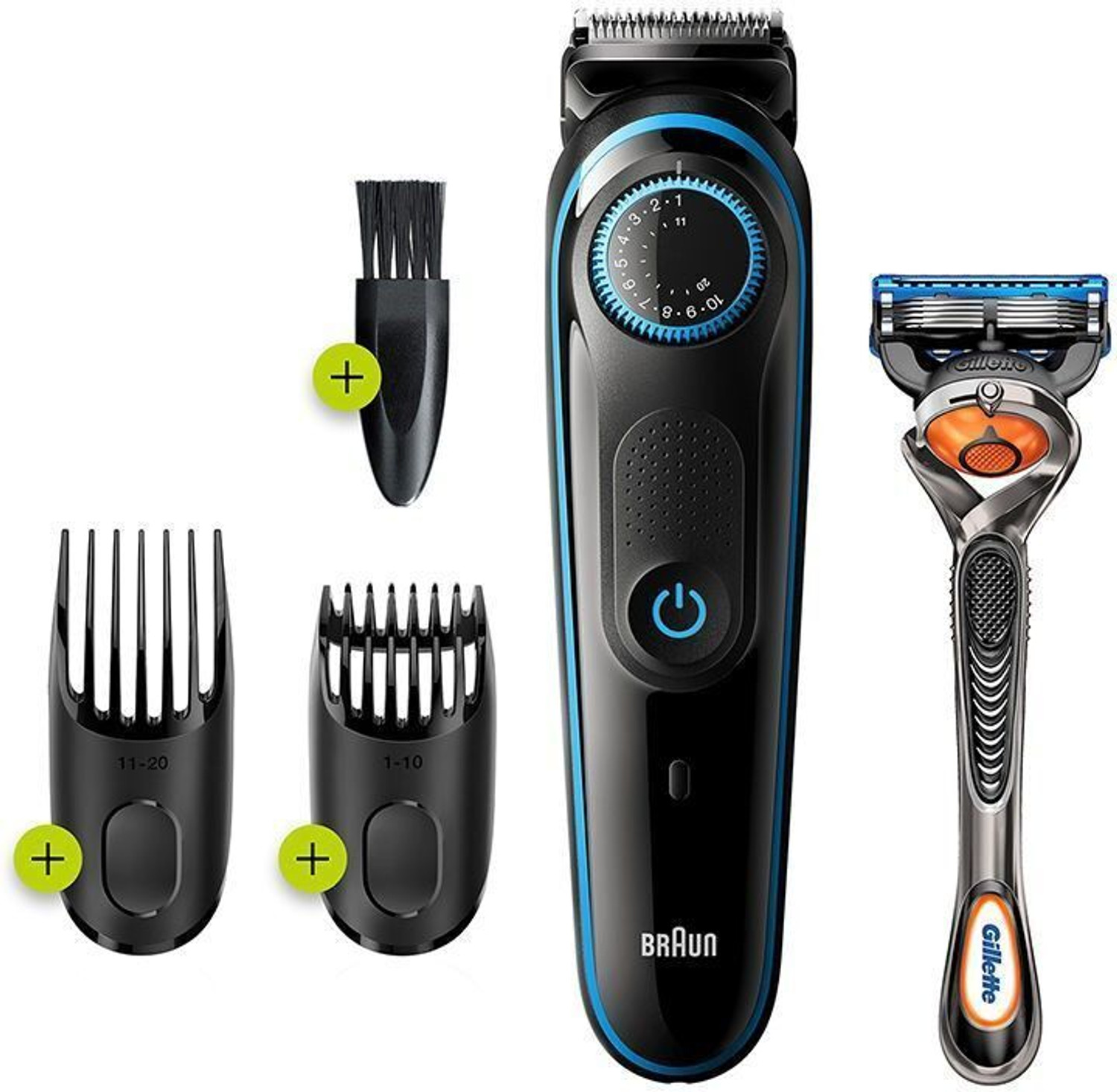 Image of Braun BT5240 Fully Waterproof Trimmer 100 min Runtime 39 Length Settings (Black)