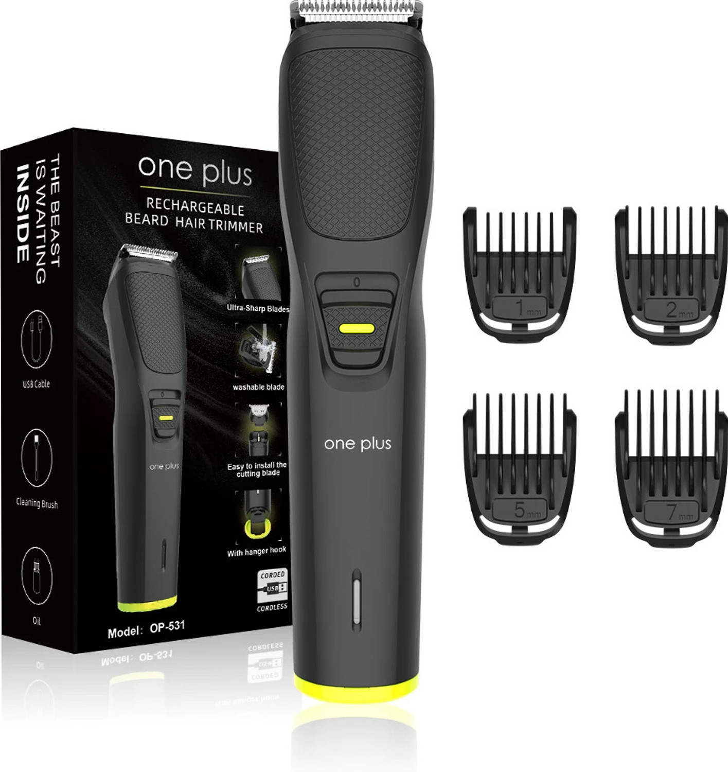 One Plus OP 531 Cordless Hair Trimmer - Image 1
