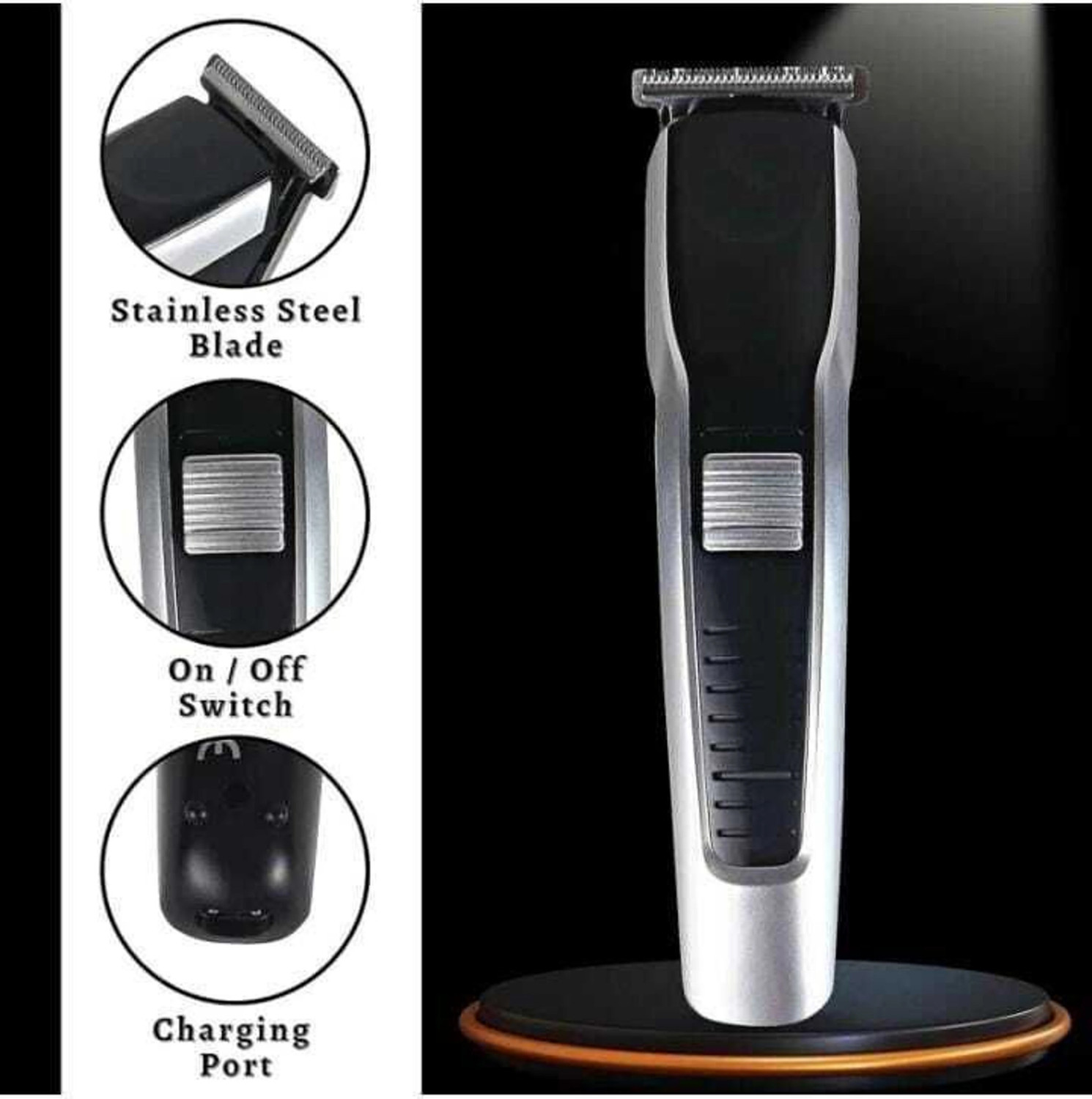 Image of PHILIPS india's No.1 Men's Trimmer 9-in-1 tool - Face, Hair & Body Unique rounded tips Fully Waterproof Grooming Kit 60 min Runtime 10 Length Settings (Black)