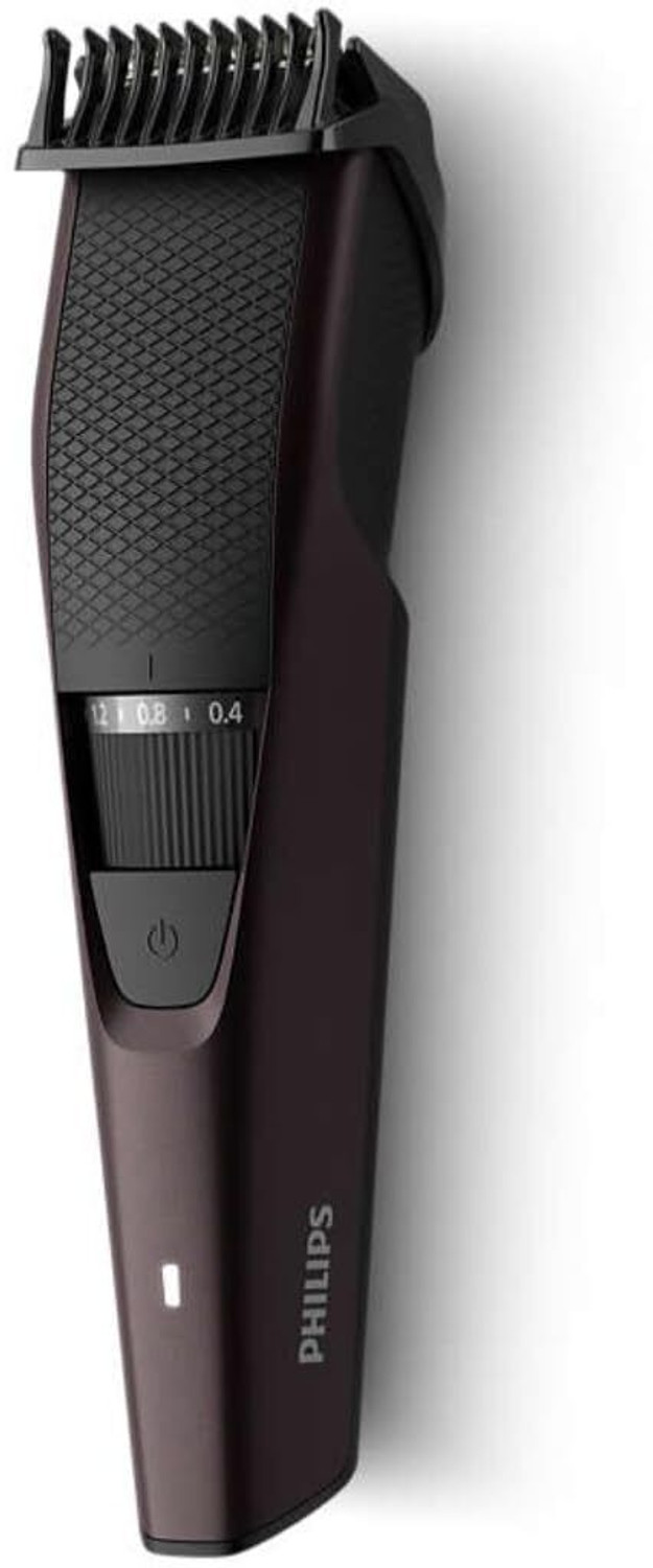 Image of PHILIPS BT3415 /15 MAROON Fully Waterproof Trimmer 3460 min Runtime 10 Length Settings (Maroon)