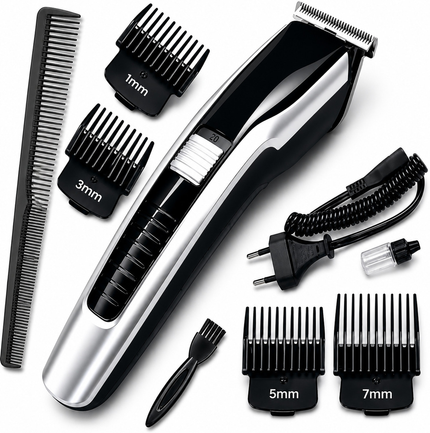Image of PHILIPS Detachable Blade BT3101 BT3201 BT3102 BT3105 BT3202 BT3203 BT3205 BT3211 Trimmer 60 min Runtime 5 Length Settings (Black)