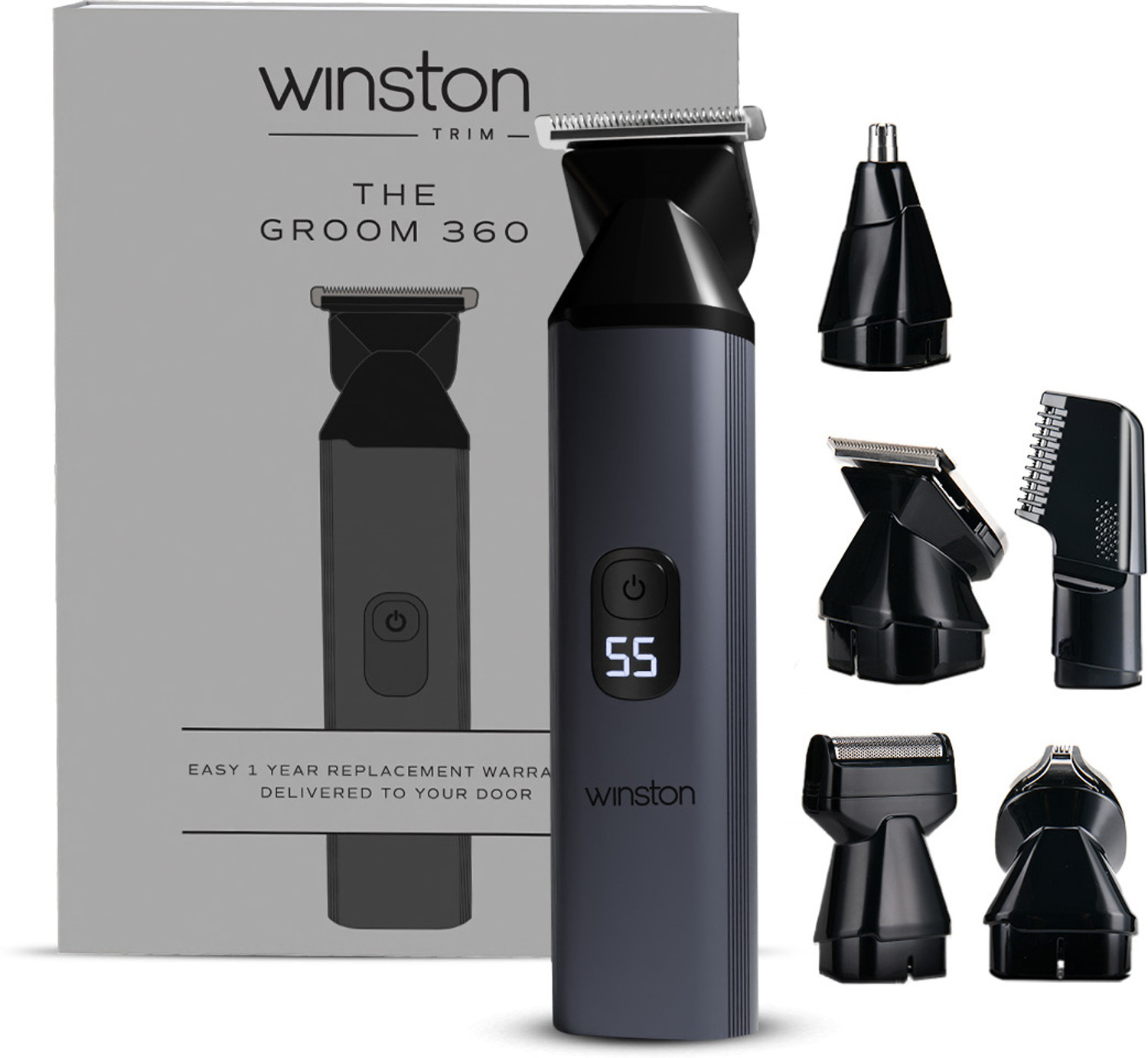 Image of PHILIPS Ultimate Precision | BeardSense Technology- Scans 125x /sec, adapts to density Fully Waterproof Grooming Kit 120 min Runtime 11 Length Settings (Silver)