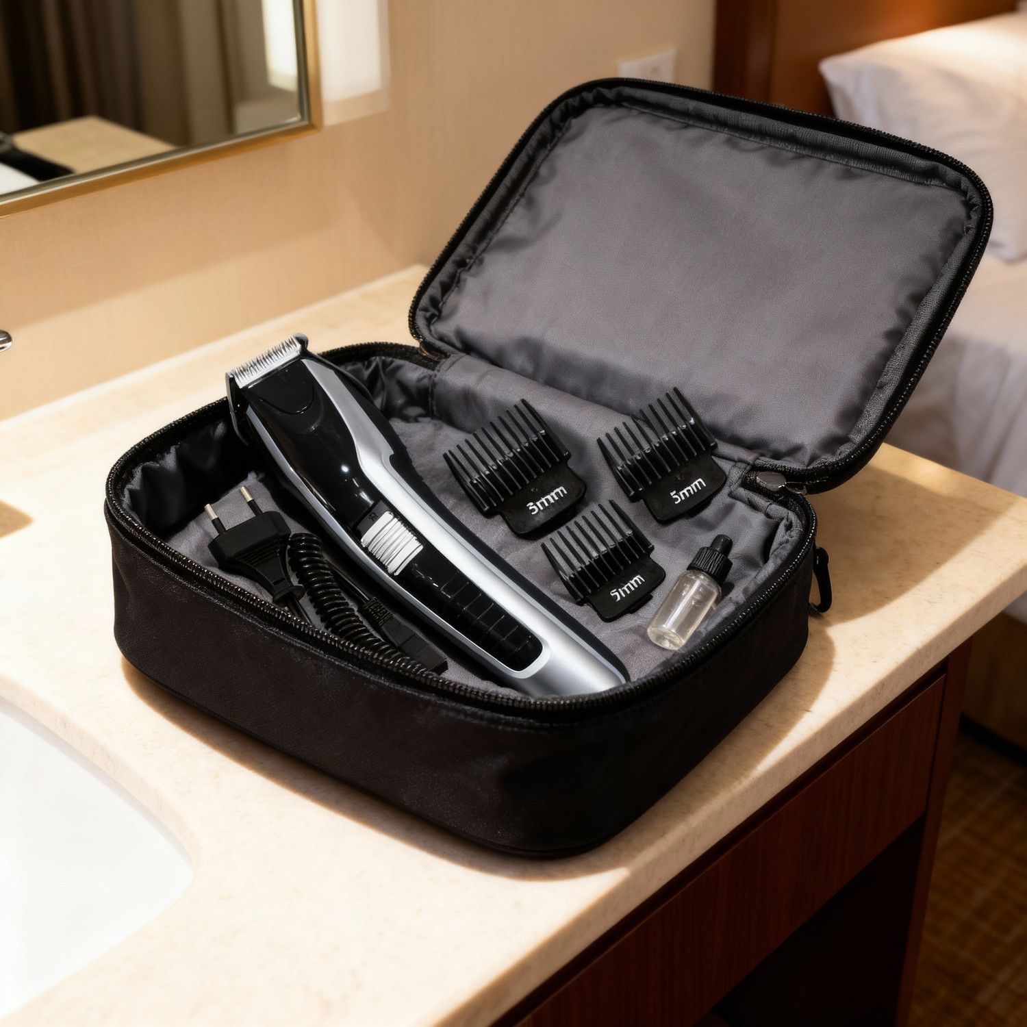 Image of NOVA NHT 1046 /010 Trimmer 30 min Runtime 3 Length Settings (Black)