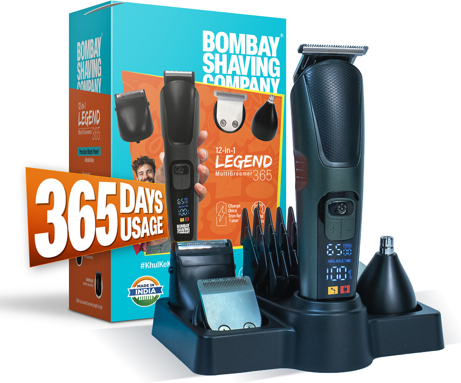 BOMBAY SHAVING COMPANY 12 in 1 Full Body Trimmer - Image 1