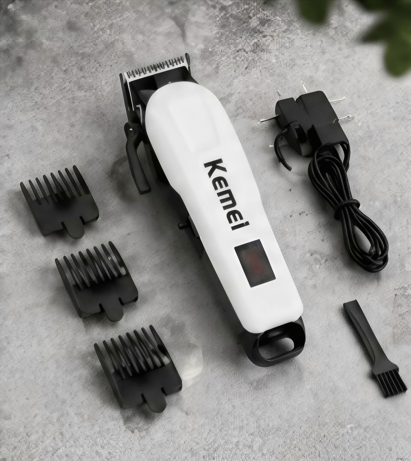 Image of KEMMIE inchKM inch 809A Trimmer 240 min Runtime 4 Length Settings (White)