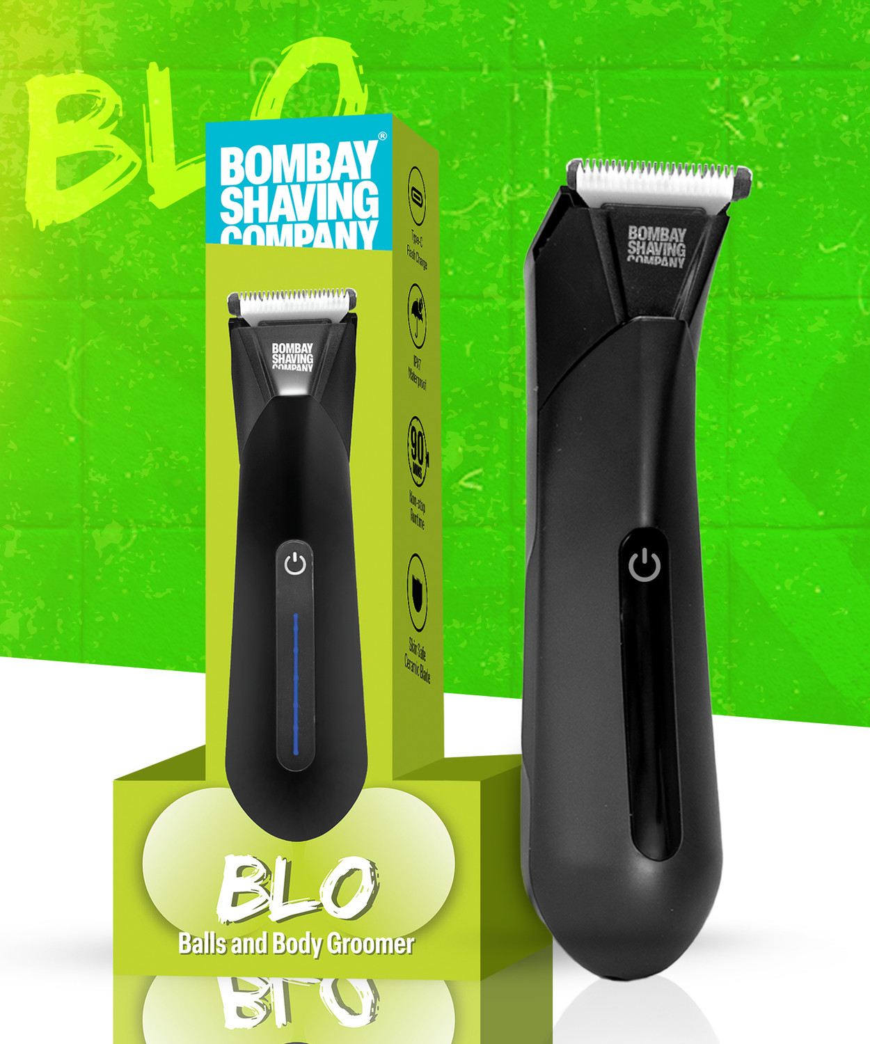 BOMBAY SHAVING COMPANY Blo Balls And Body Groomer - Image 1