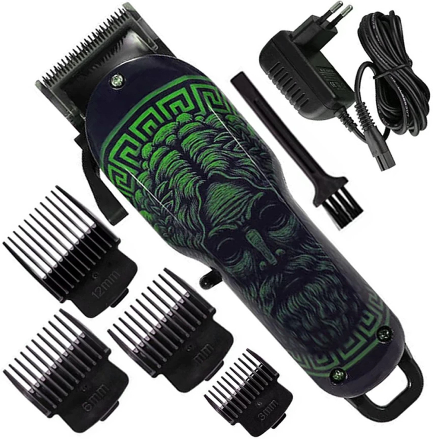 Image of Rocklight RL-C8013 PROFESSIONAL QUALITY Corded Grooming Kit (Gold) Trimmer 45 min Runtime 4 Length Settings (Gold)
