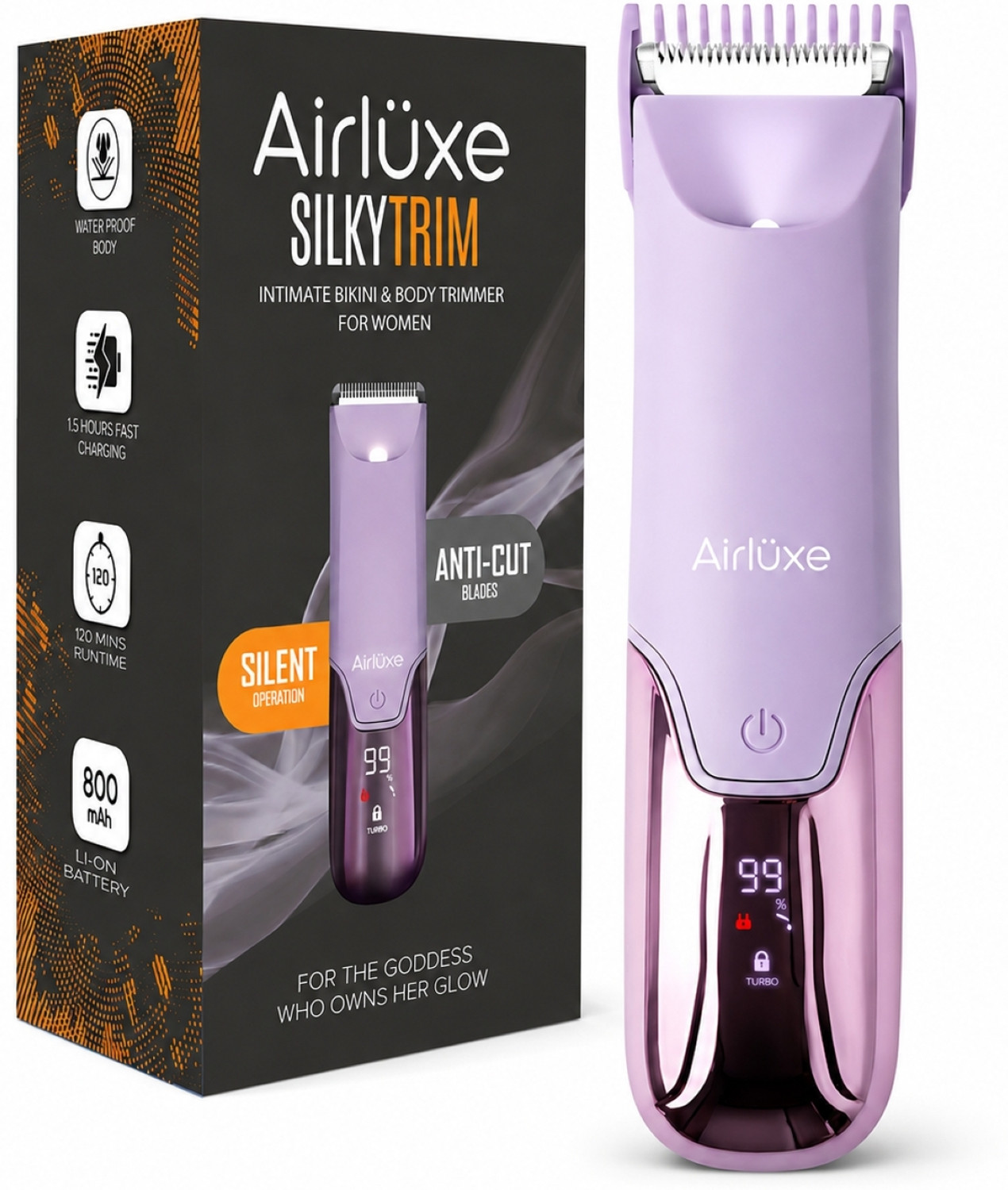 AIRLUXE TW-606W Fully Waterproof Trimmer 120 min Runtime 3 Length Settings Price in India - Buy AIRLUXE TW-606W Fully Waterproof Trimmer 120 min Runtime 3 Length Settings online at Flipkart.com