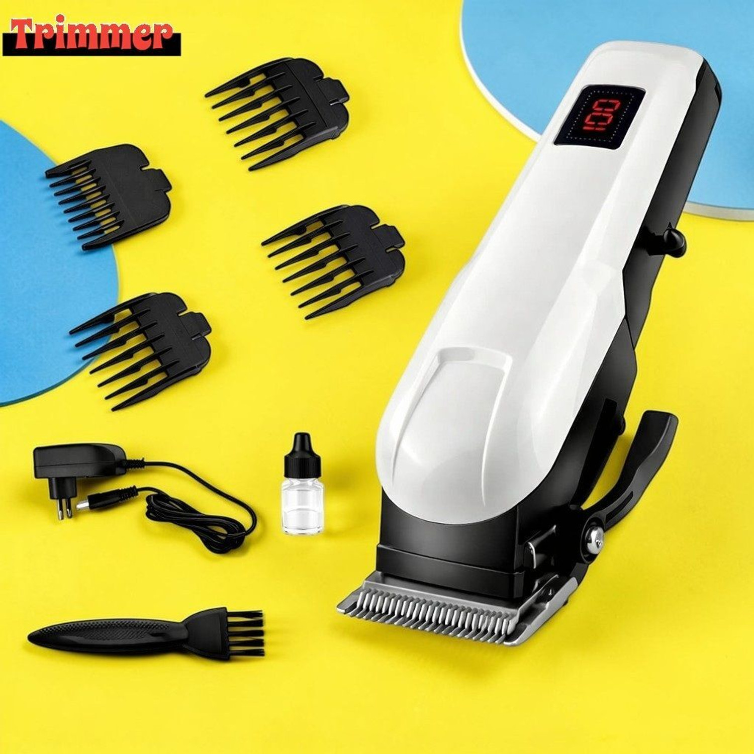 THE OM ENTERPRISE X5 All-in-One Grooming Trimmer for Men with Powerful Motor & Long Runtime Fully Waterproof Trimmer 240 min Runtime 4 Length Settings