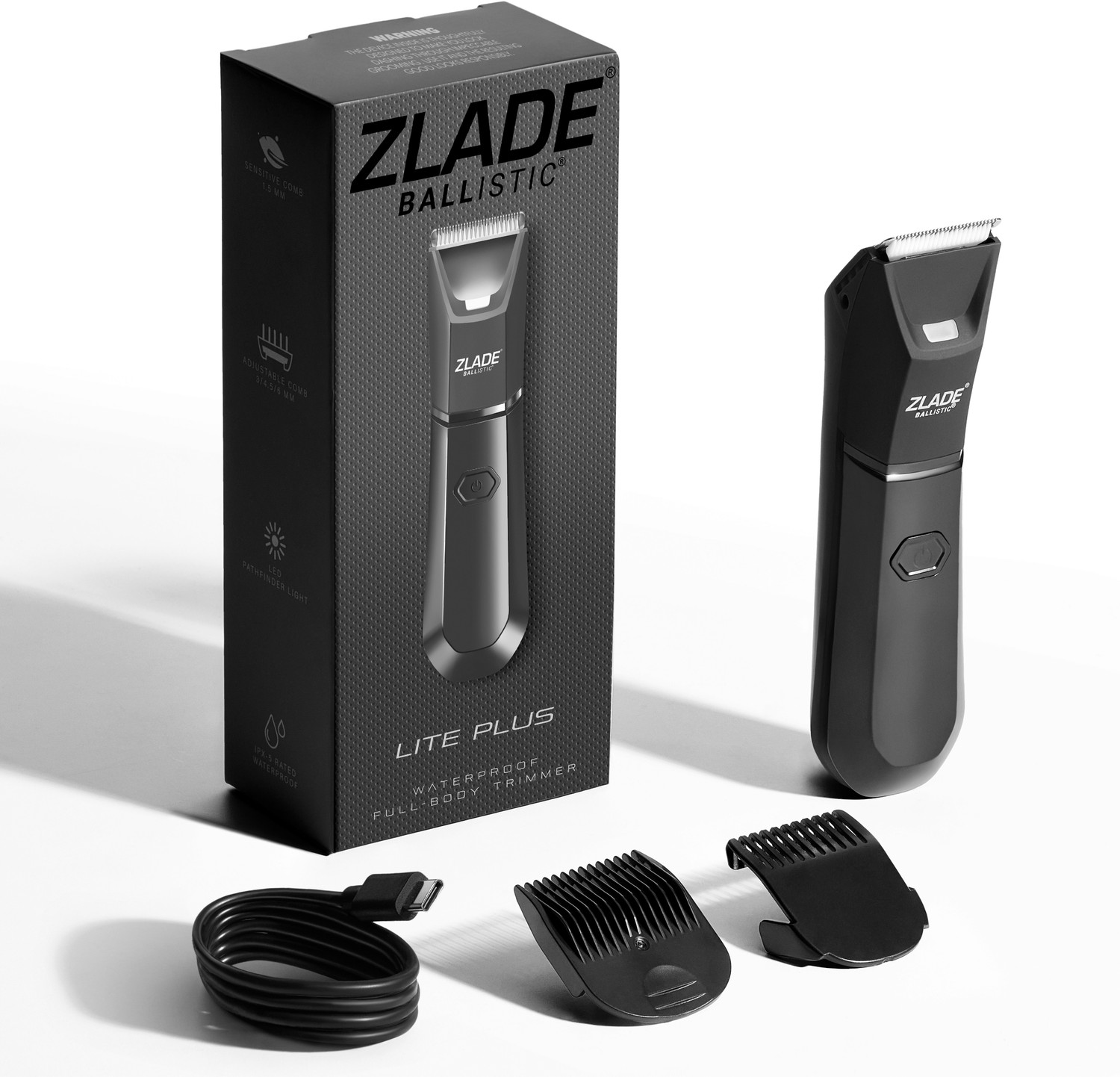 Image of DR MARTIN Man Body Grooming Trimmer For Private Part, Beard, Pubic Hair Fully Waterproof Fully Waterproof Body Groomer 90 min Runtime 5 Length Settings (Black)