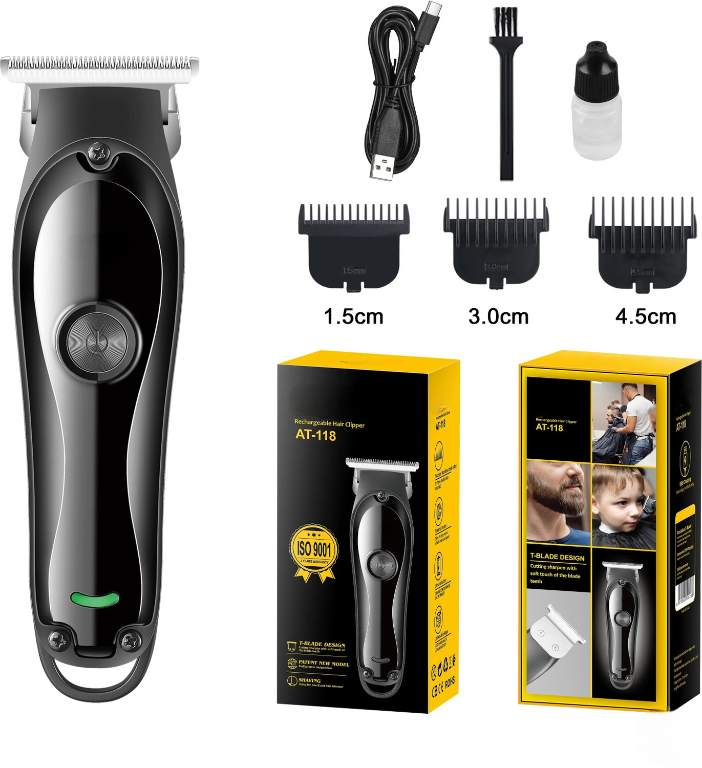 amola AT 118 Cordless Portable Smart Size Trimmer Waterproof Stainless Steel Blade Trimmer 45 min Runtime 5 Length Settings Price in India - Buy amola AT 118 Cordless Portable Smart Size Trimmer Waterproof Stainless Steel Blade Trimmer 45 min Runtime 5 Length Settings online at Flipkart.com