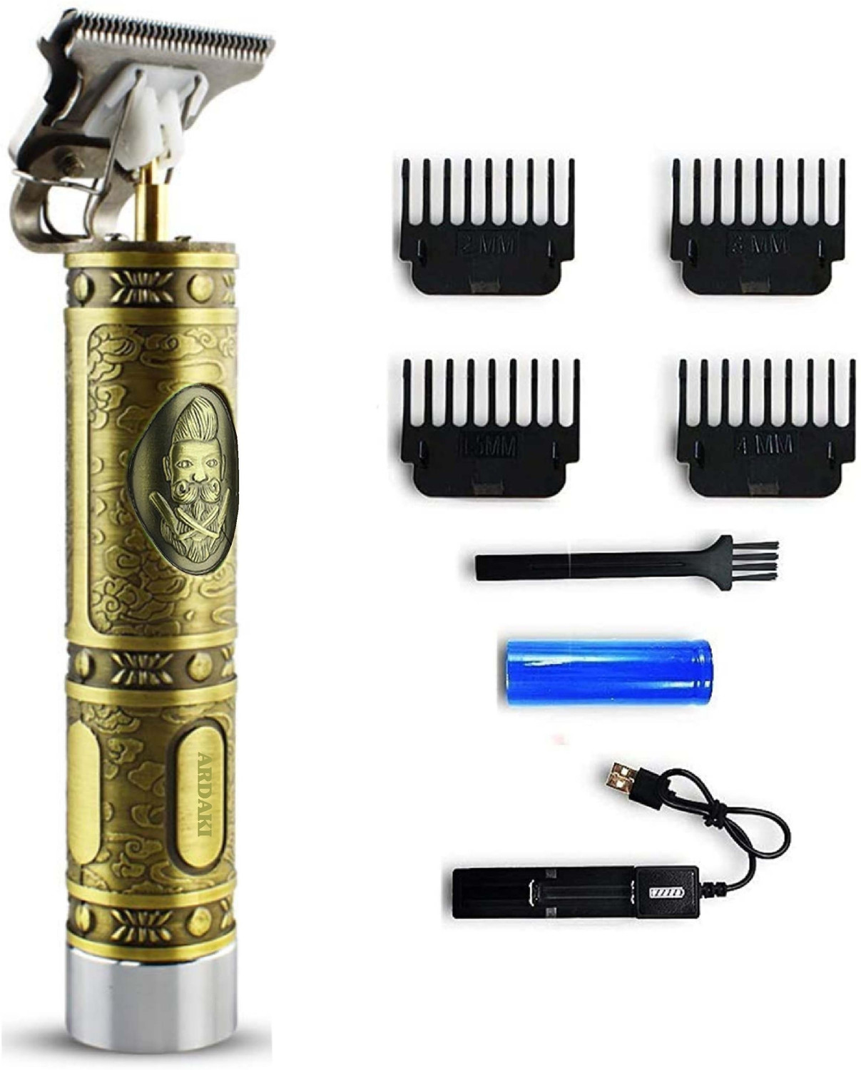 Image of RLN LLPCM107 Fully Waterproof Trimmer 60 min Runtime 20 Length Settings (Blue)