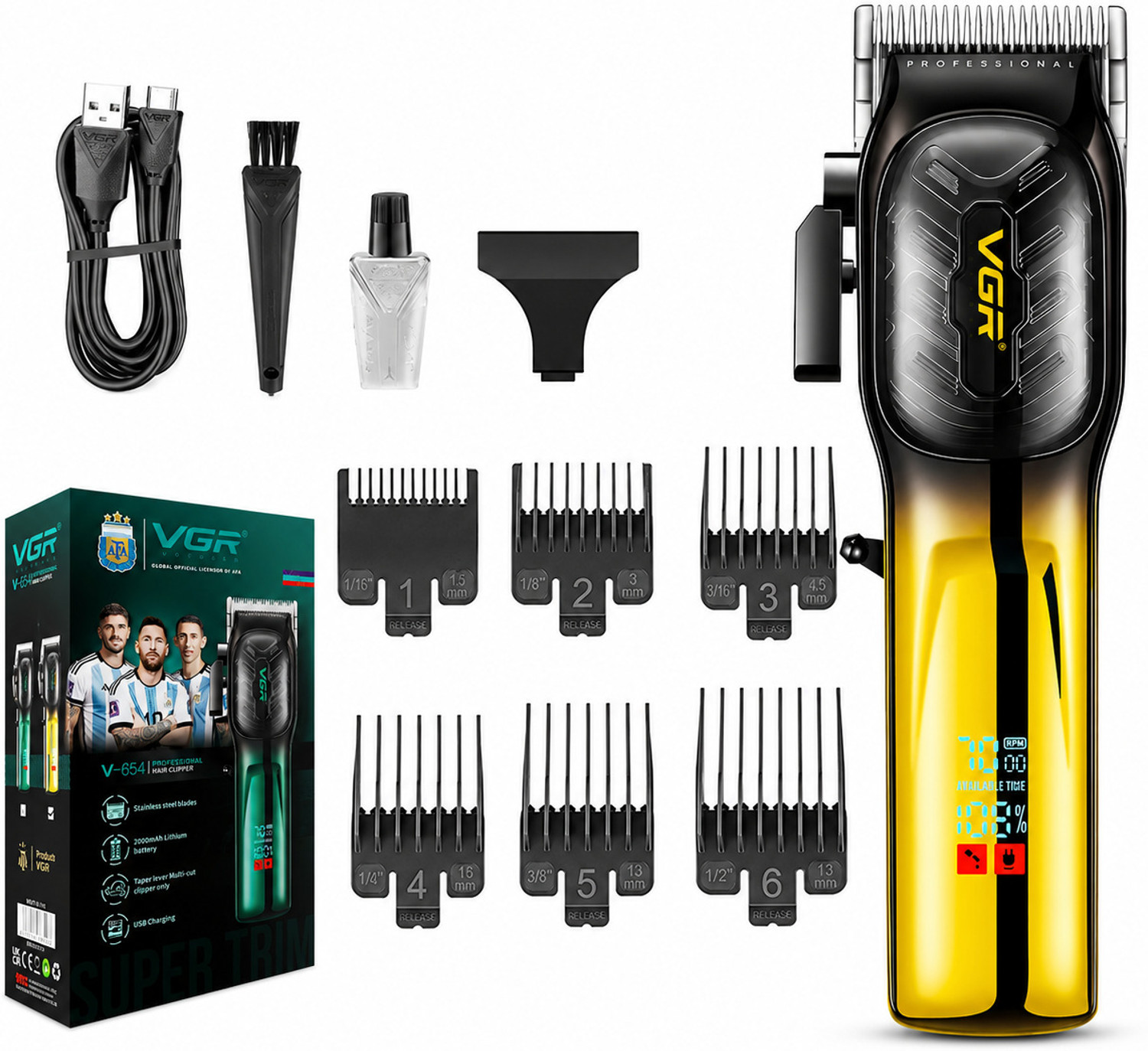 Image of Braun BT5240 Fully Waterproof Trimmer 100 min Runtime 39 Length Settings (Black)