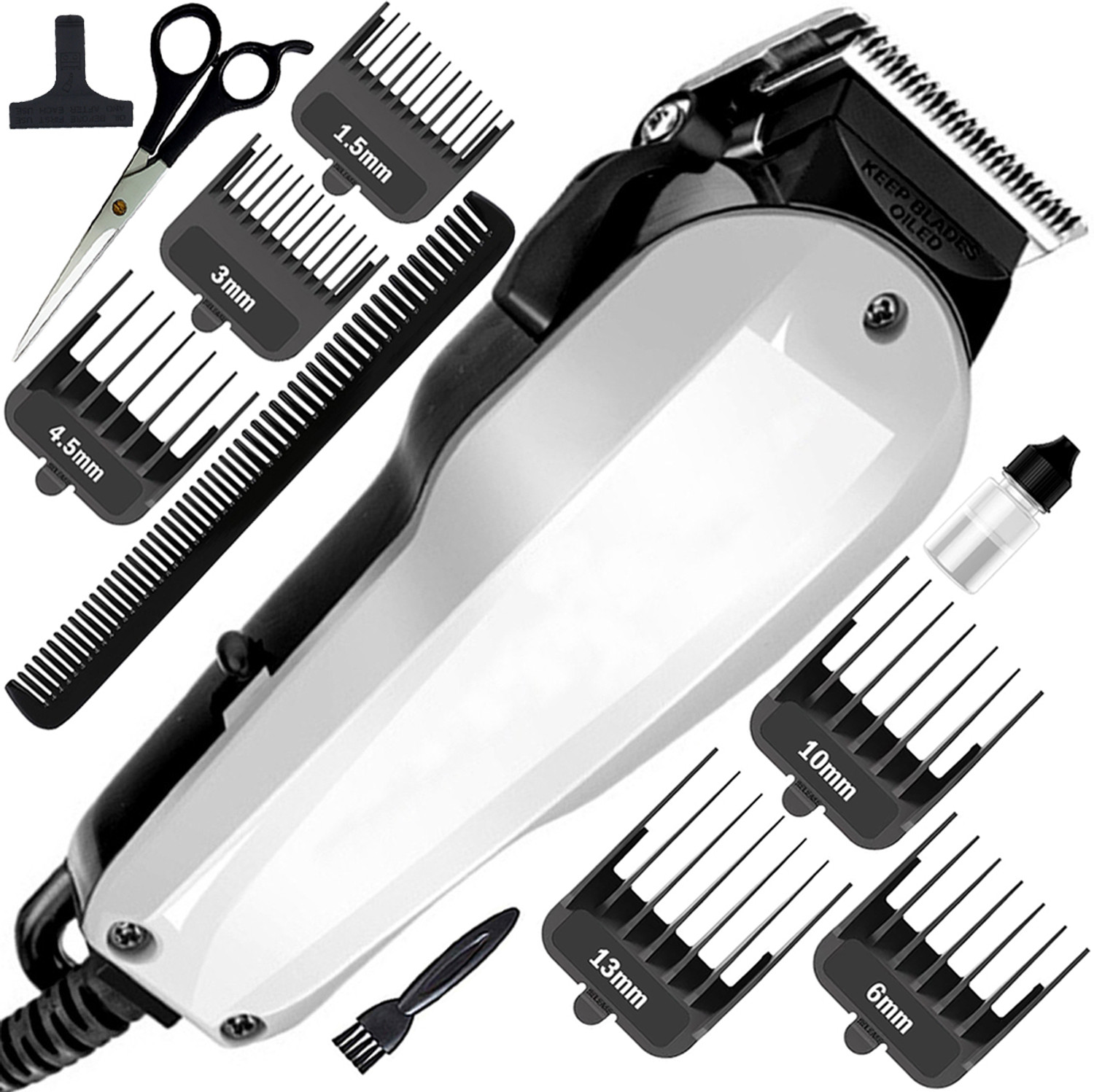 Image of VGR V-981. Fully Waterproof Trimmer 150 min Runtime 4 Length Settings (Yellow)