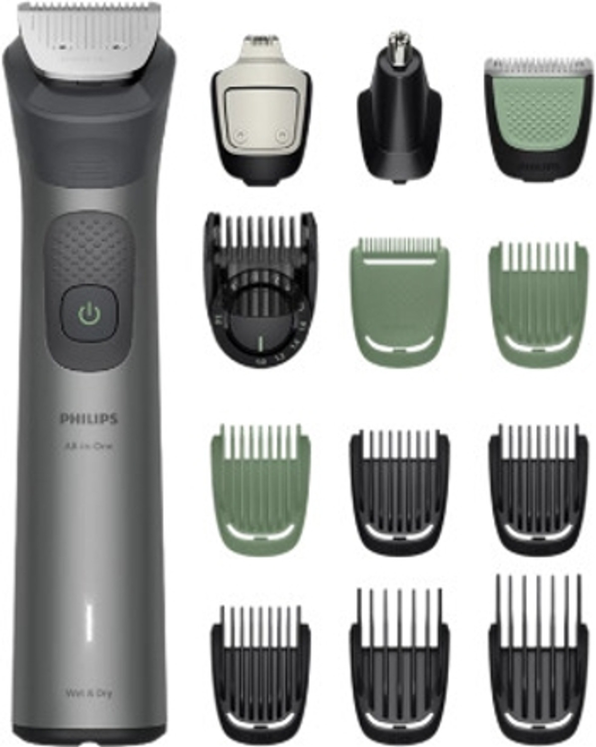 Image of PHILIPS Ultimate Precision | BeardSense Technology- Scans 125x /sec, adapts to density Fully Waterproof Grooming Kit 120 min Runtime 11 Length Settings (Silver)