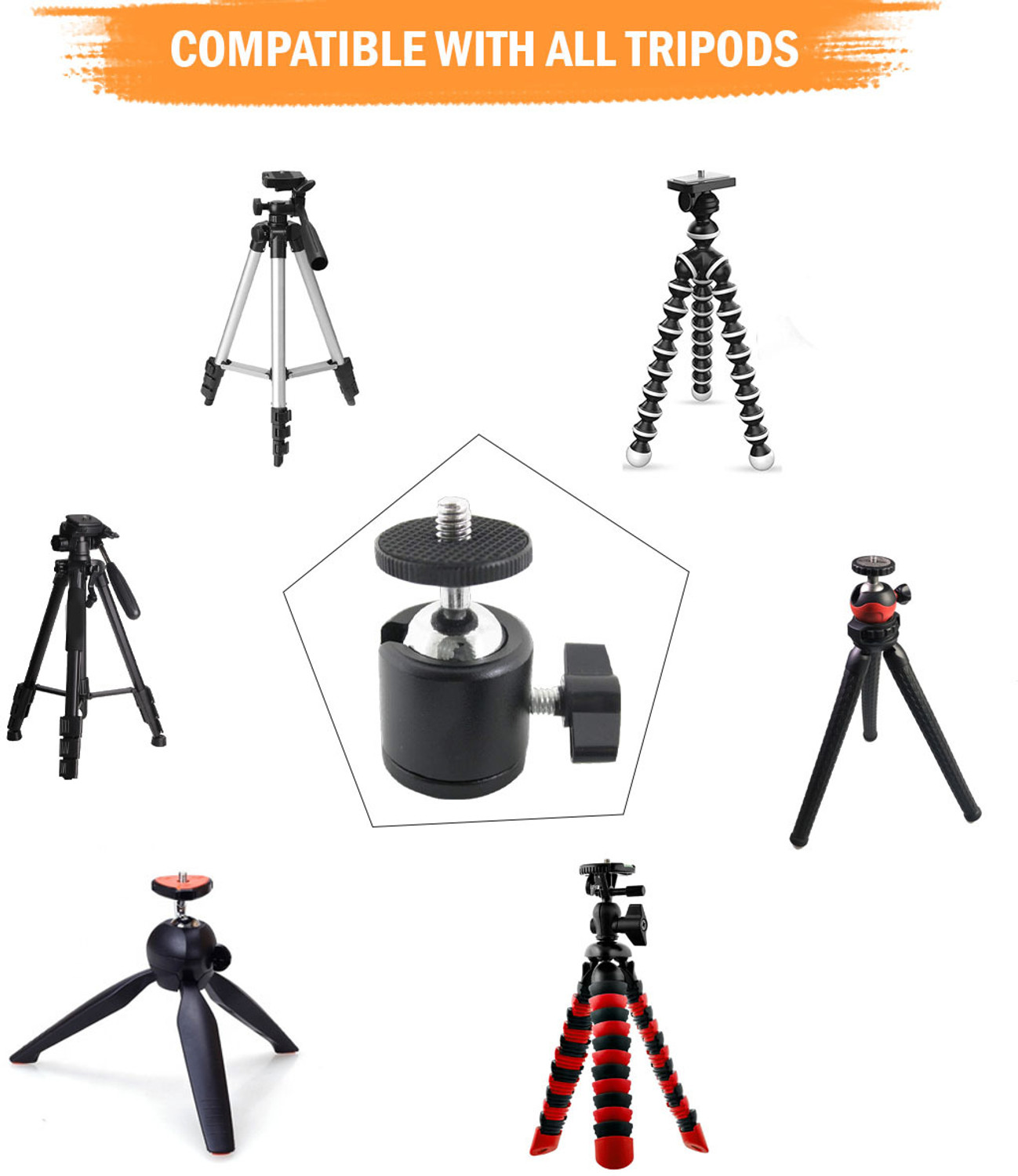Image of DIGITEK DPTR 895 Monopod (Black, Supports Up to 5000 g)