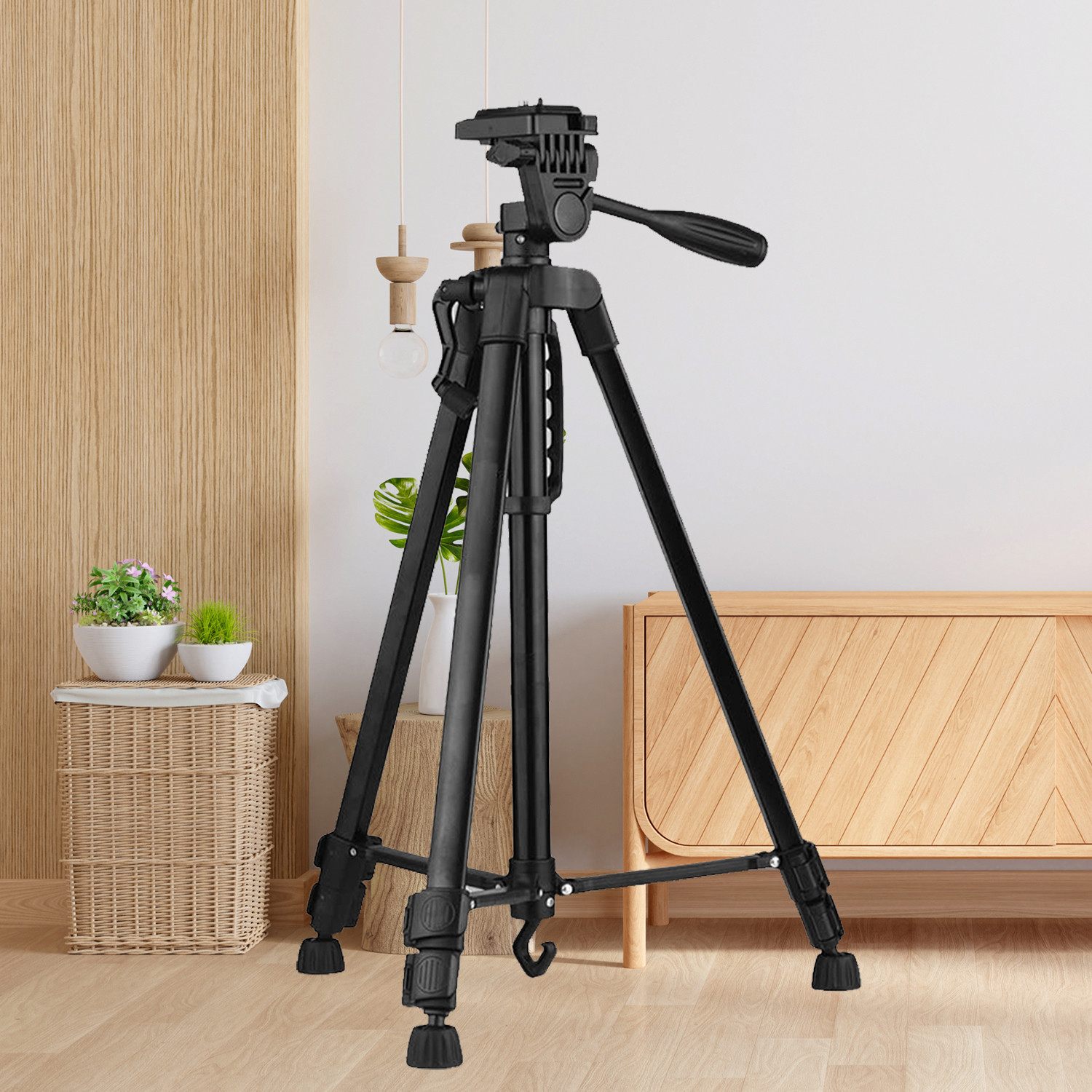 Wanzhow 3366 Tripod Stand for DSLR & Mobile - Image 1