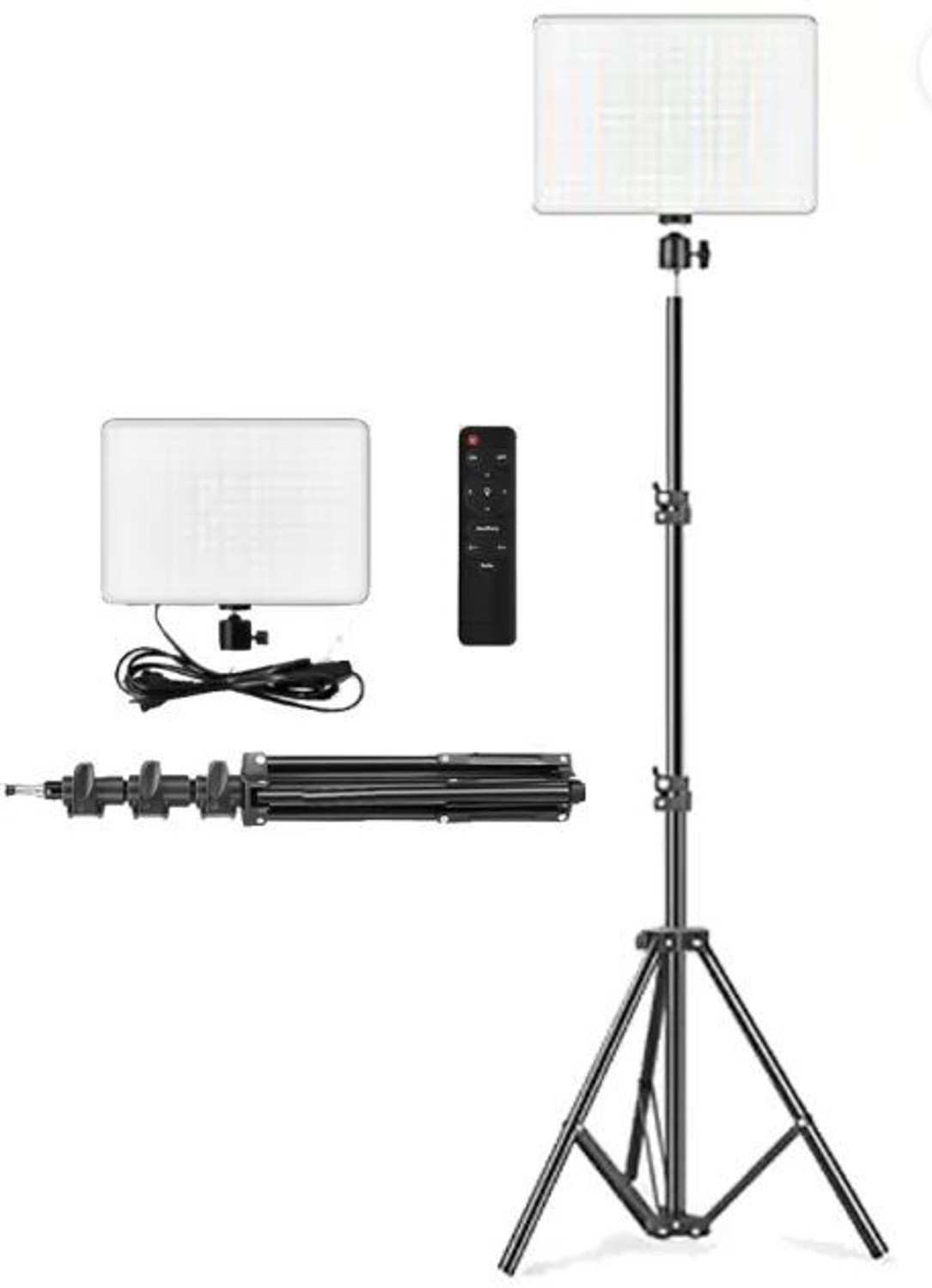 PICPRO 11" LED Panel Soft Contineous Video Light kit Tripod - PICPRO : Flipkart.com