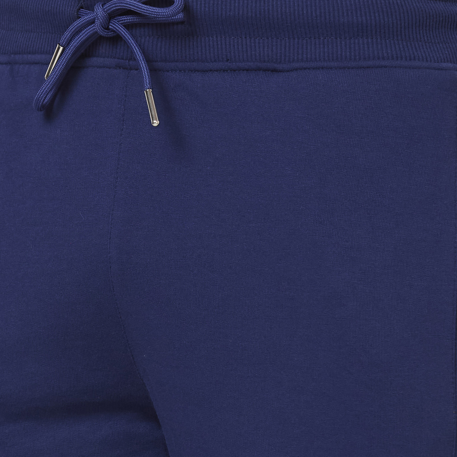 Image of GIORDANO Men Slim Fit Blue Cotton Blend Trousers
