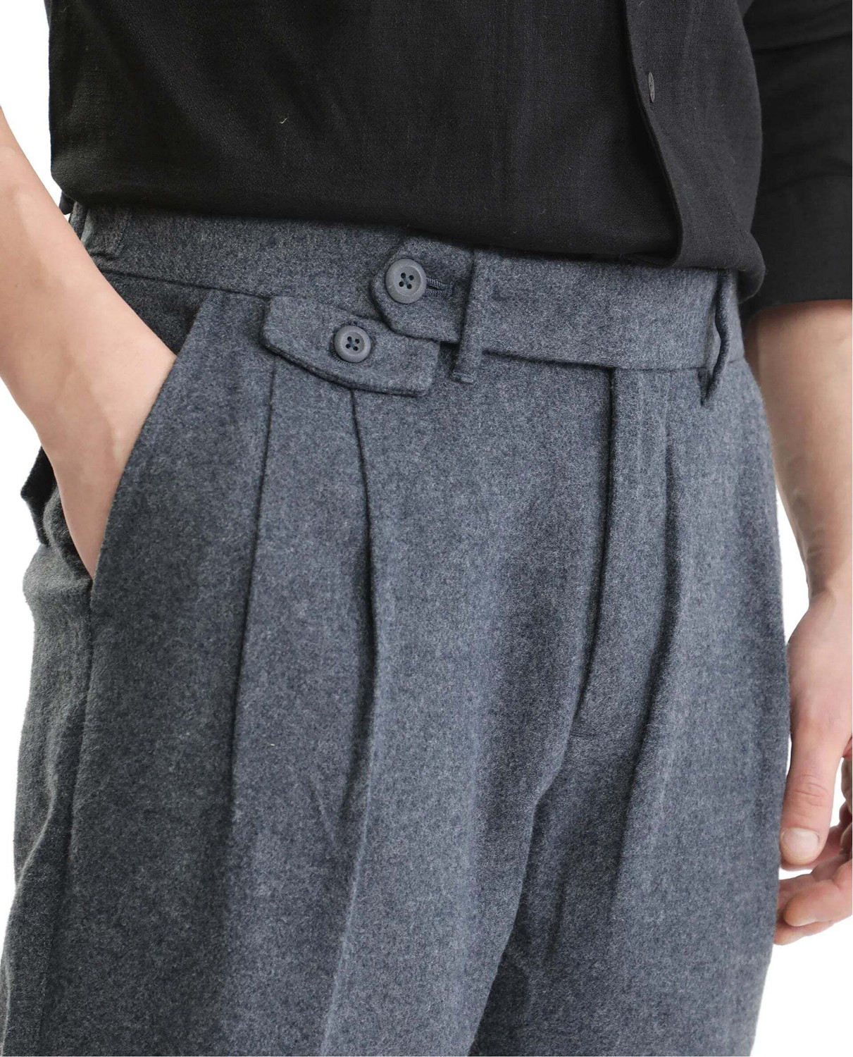 Image of RARE RABBIT Men Slim Fit Green Pure Cotton Trousers