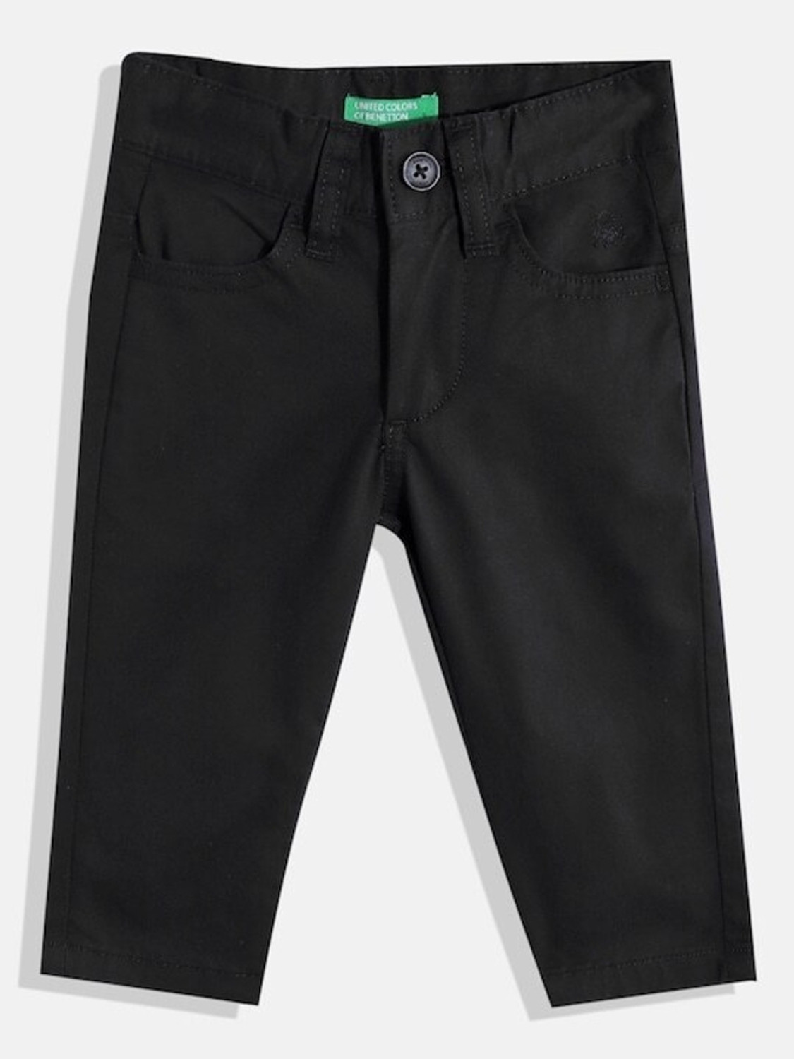 Image of boldcloth Pack of 3 Boys Slim Fit, Relaxed Grey Cotton Blend Trousers