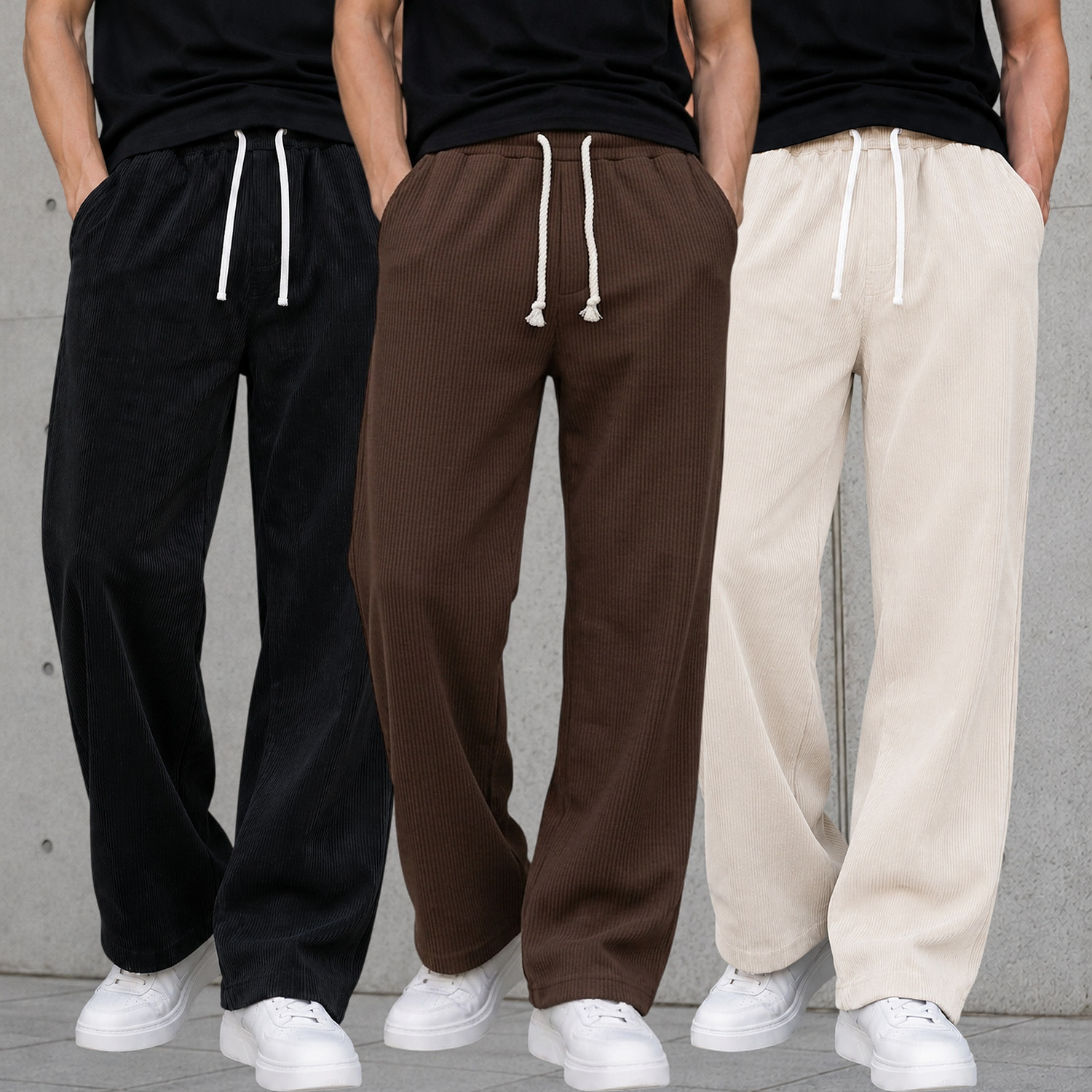 METRONAUT Men Multicolor Cotton Blend Trousers - Image 1