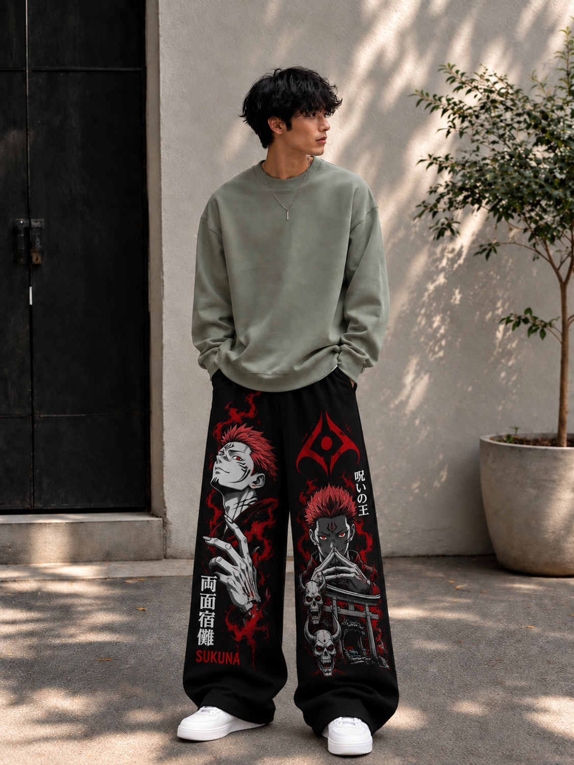 Larrendevis Men Multicolor Cotton Blend Trousers - Image 1