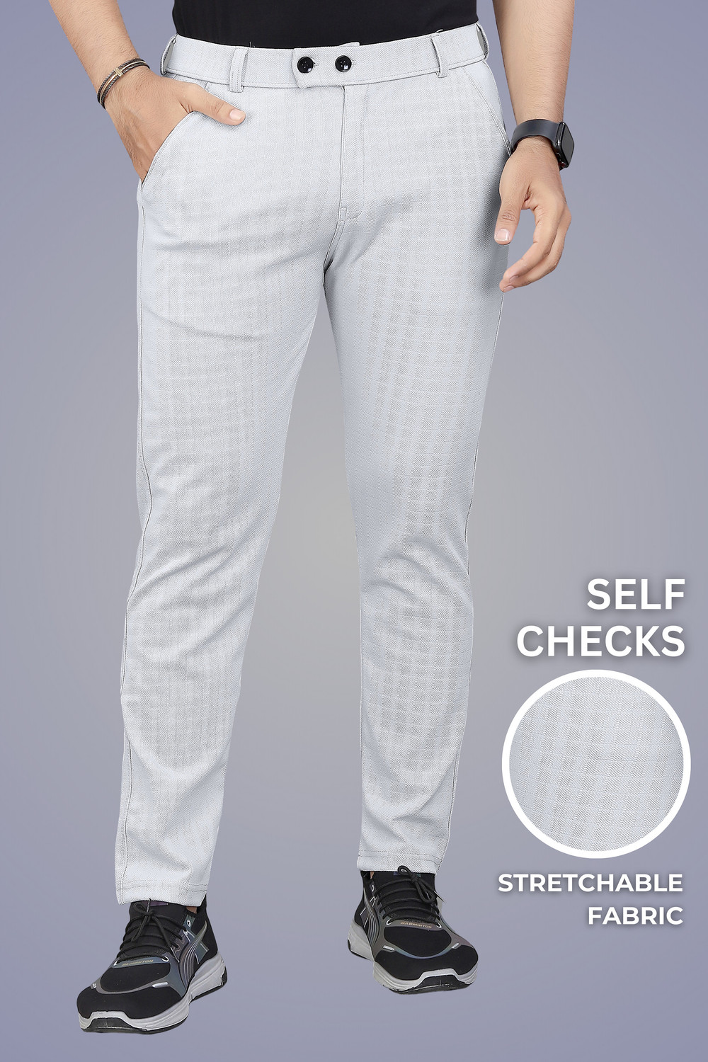Image of METRONAUT Relaxed Men Blue, Green, Beige Corduroy Trousers